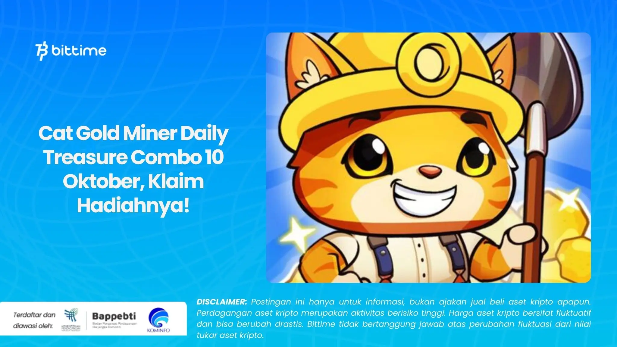 Cat Gold Miner Daily Treasure Combo 10 Oktober, Klaim Hadiahnya!.webp