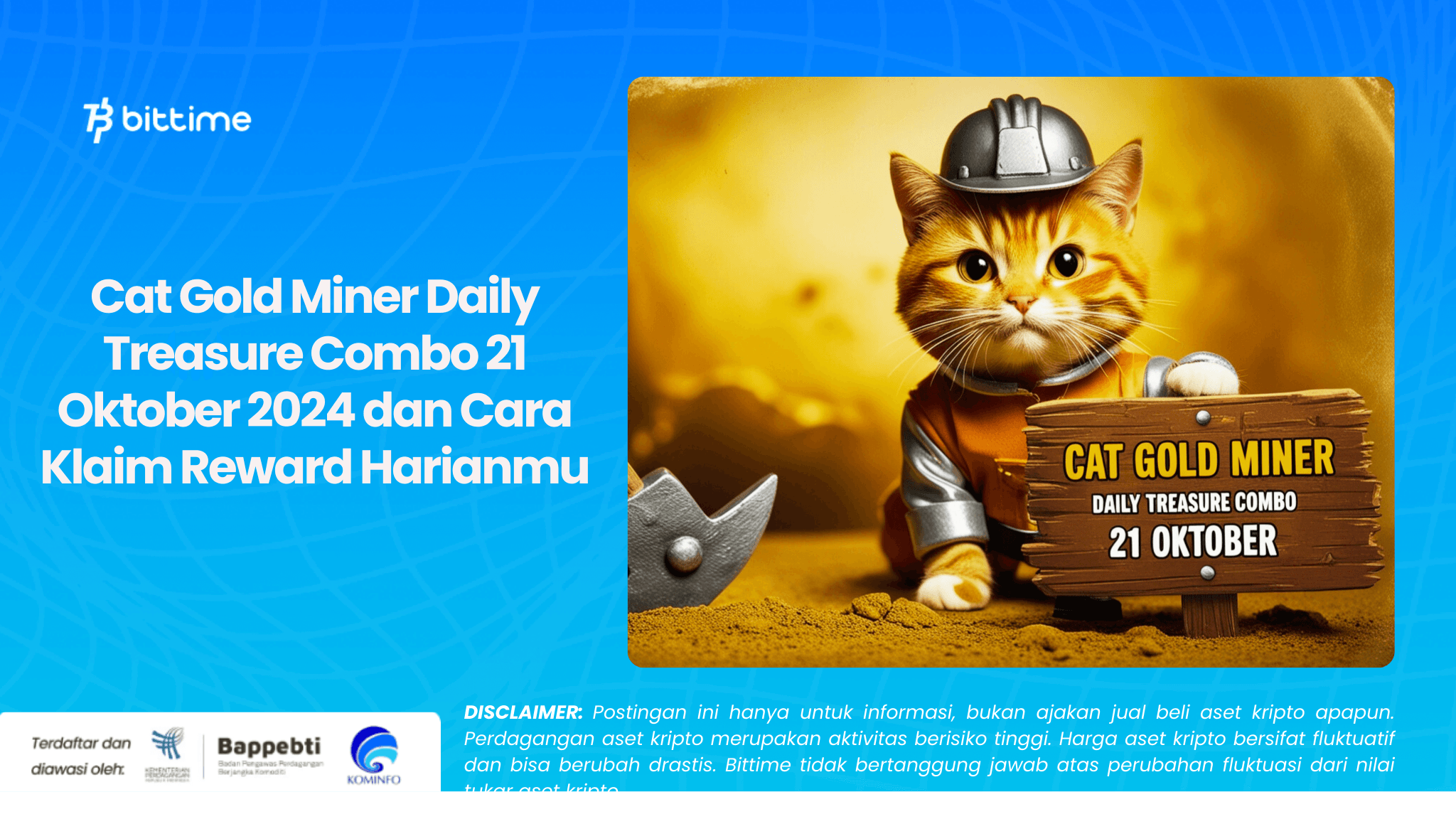 Cat Gold Miner Daily Treasure Combo 21 Oktober 2024 dan Cara Klaim Reward Harianmu.png