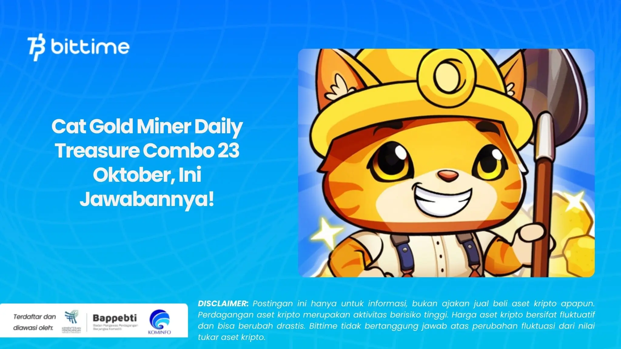 Cat Gold Miner Daily Treasure Combo 23 Oktober, Ini Jawabannya!.webp