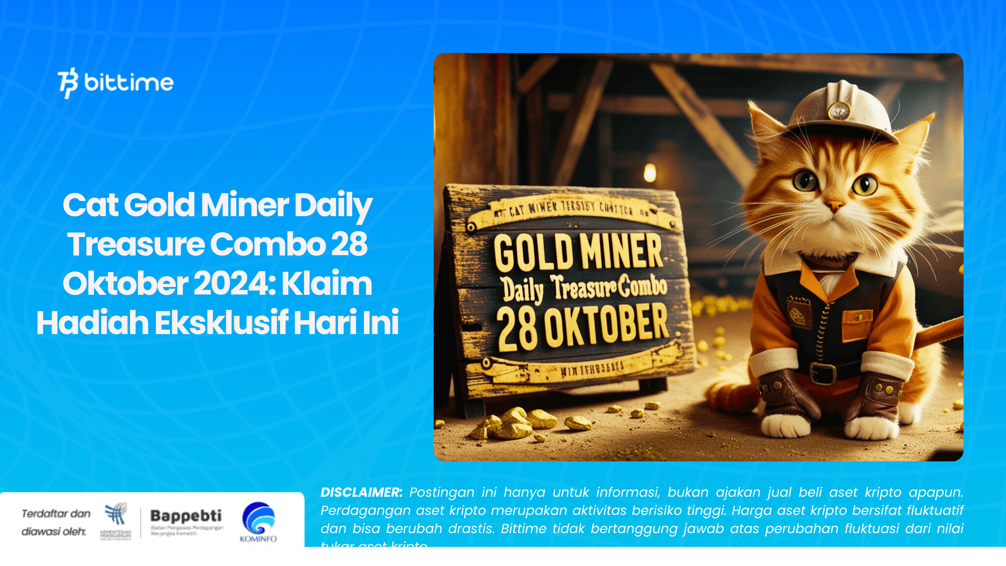 Cat Gold Miner Daily Treasure Combo 28 Oktober 2024 Klaim Hadiah Eksklusif Hari Ini.png