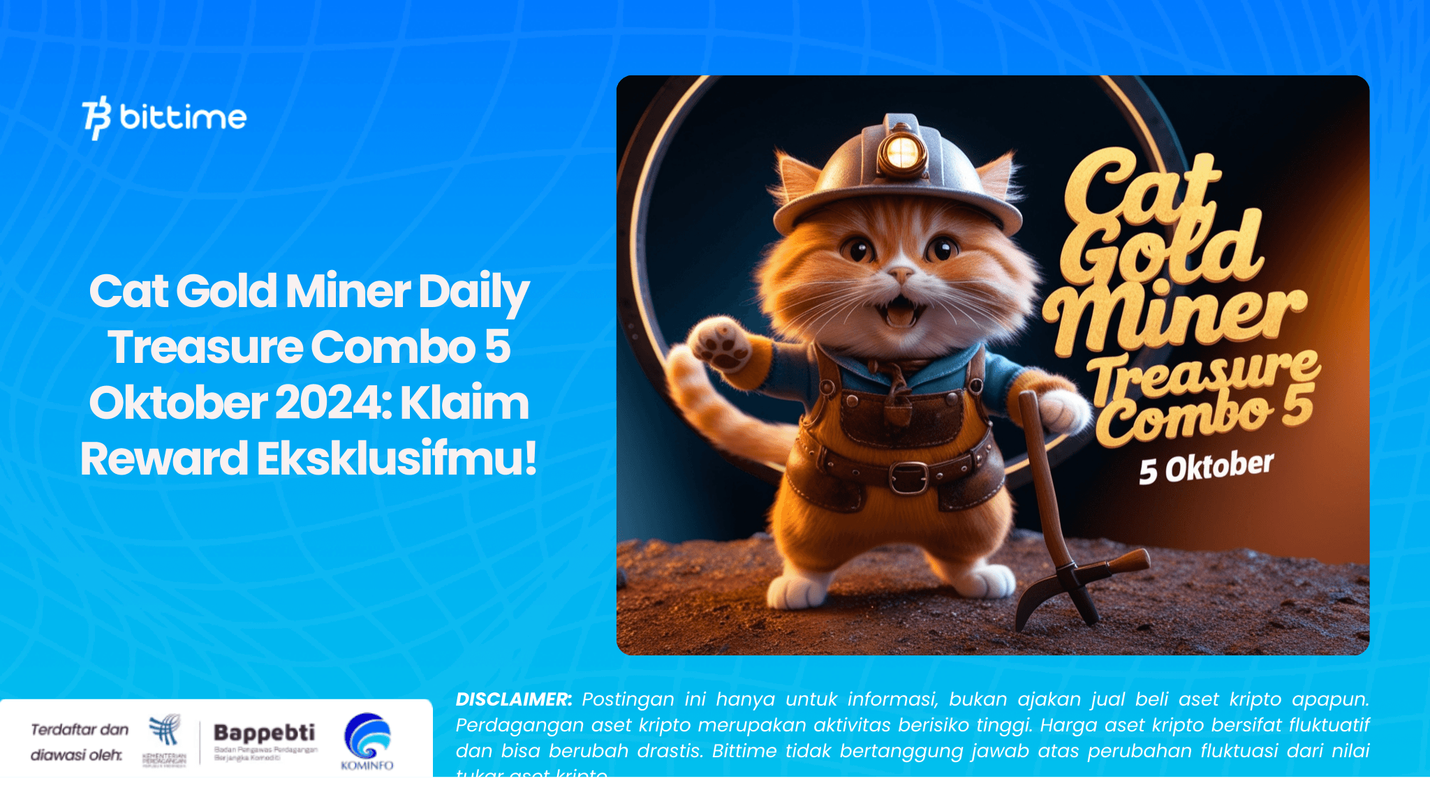 Cat Gold Miner Daily Treasure Combo 5 Oktober 2024 Klaim Reward Eksklusifmu!.png