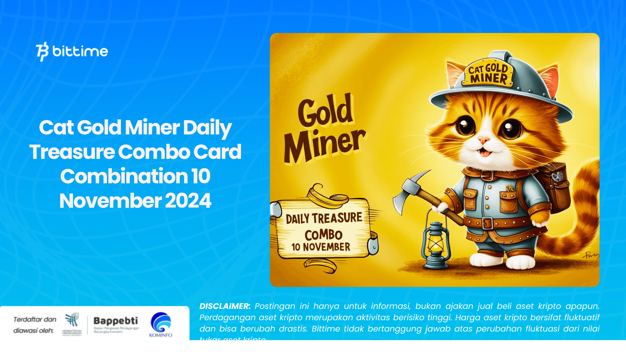 Cat Gold Miner Daily Treasure Combo Card Combination 10 November 2024.png