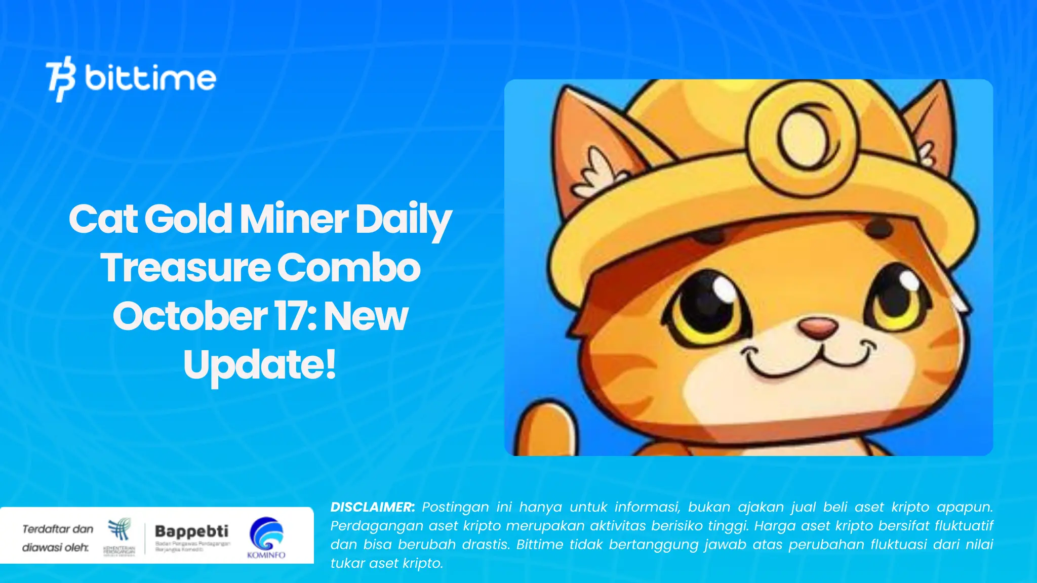 Cat Gold Miner Daily Treasure Combo October 17: New Update!