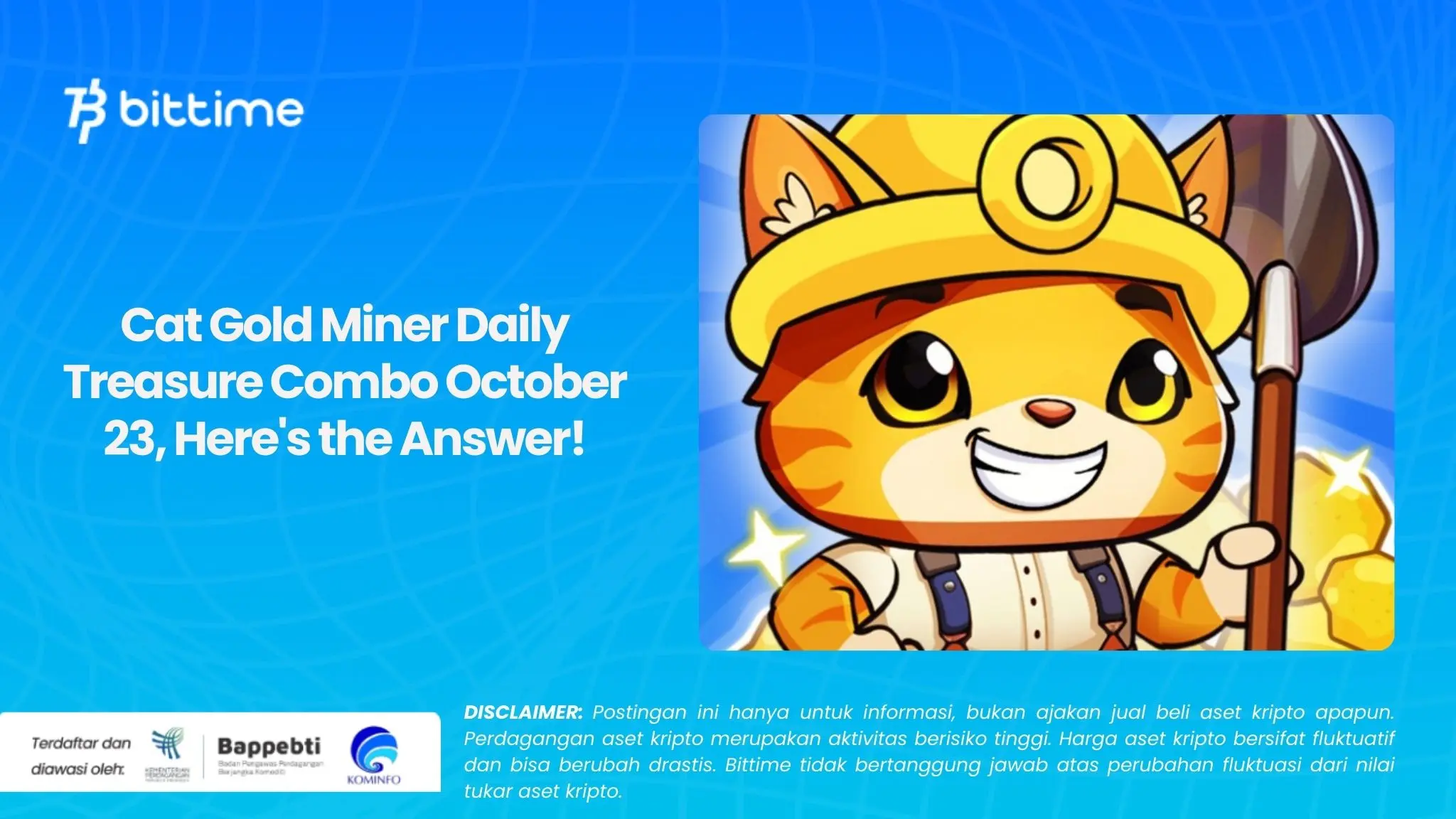 Cat Gold Miner Daily Treasure Combo October 23, Here's the Answer!.webp