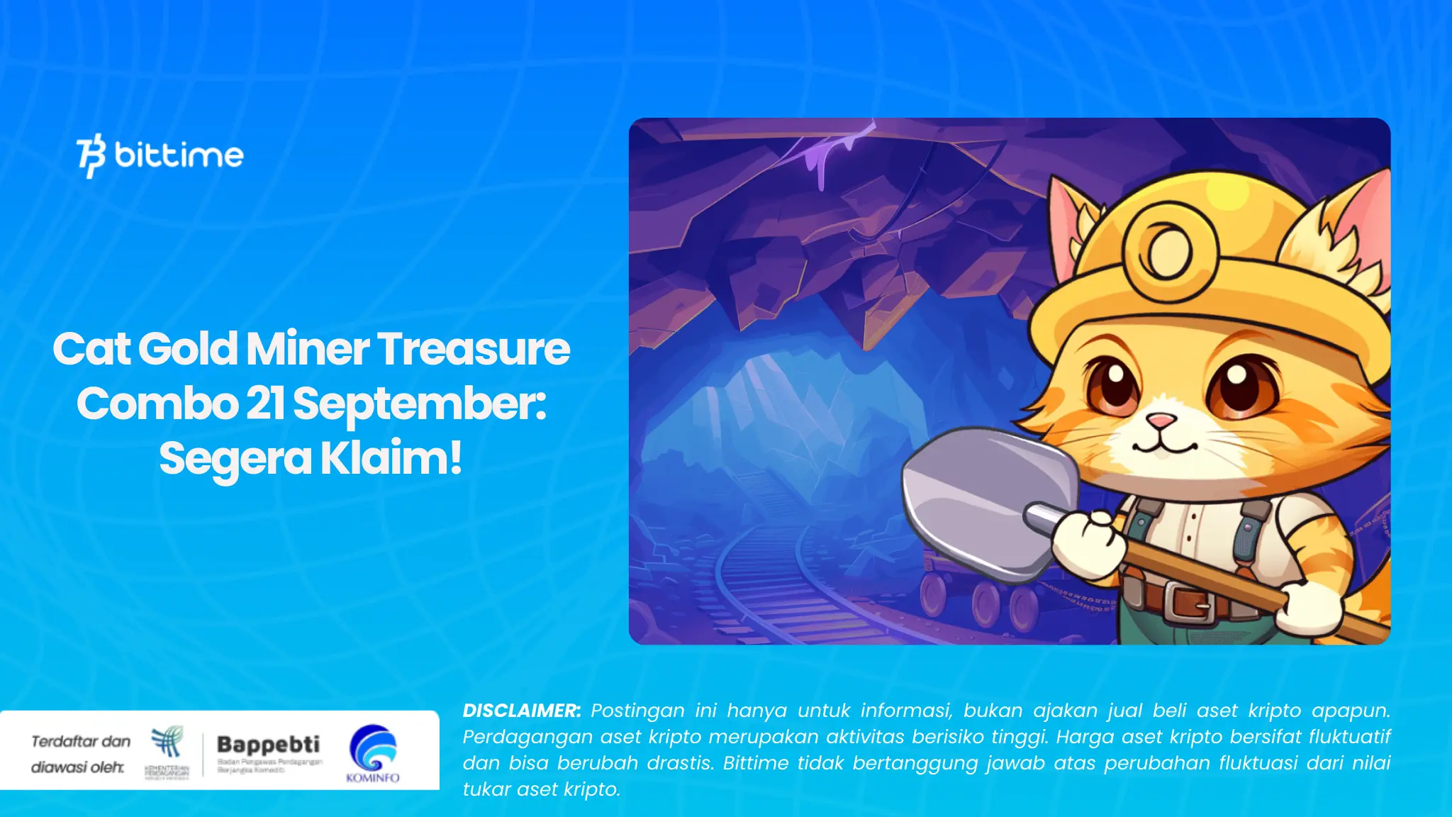 Cat Gold Miner Treasure Combo 21 September: Segera Klaim!