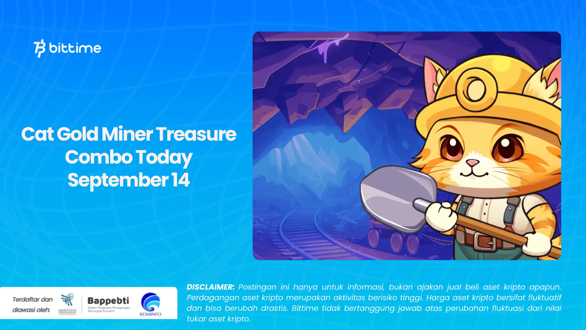 Cat Gold Miner Treasure Combo Today September 14