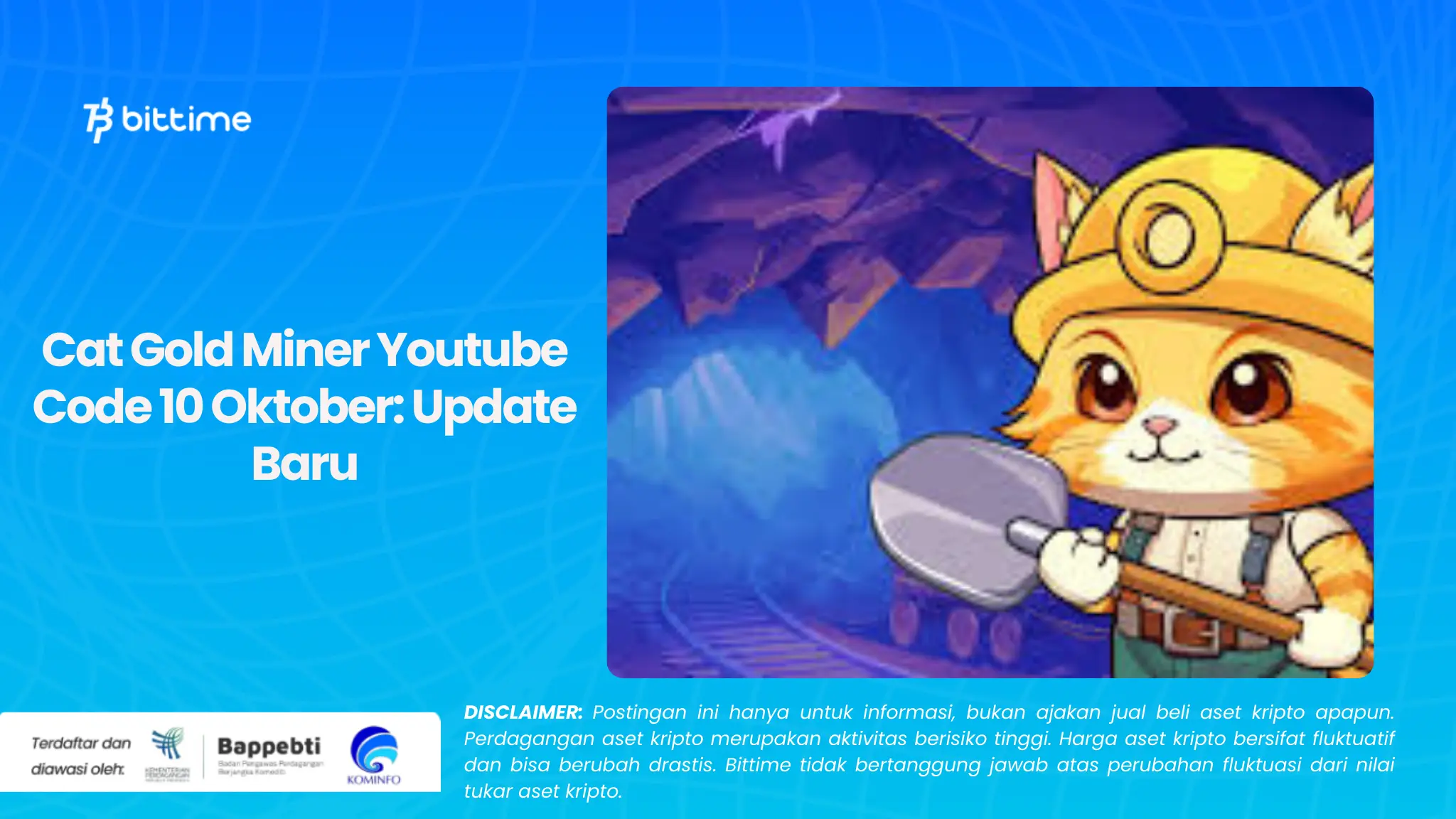 Cat Gold Miner Youtube Code 10 Oktober: Update Baru