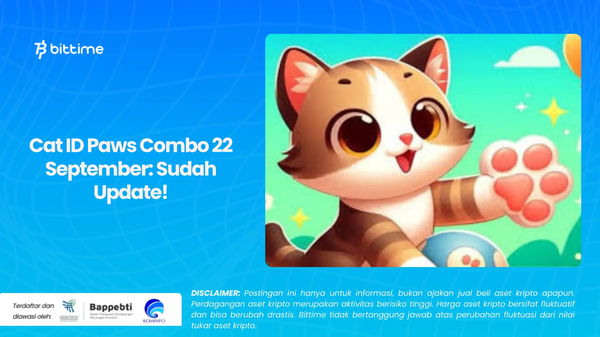 Cat ID Paws Combo 22 September: Sudah Update!