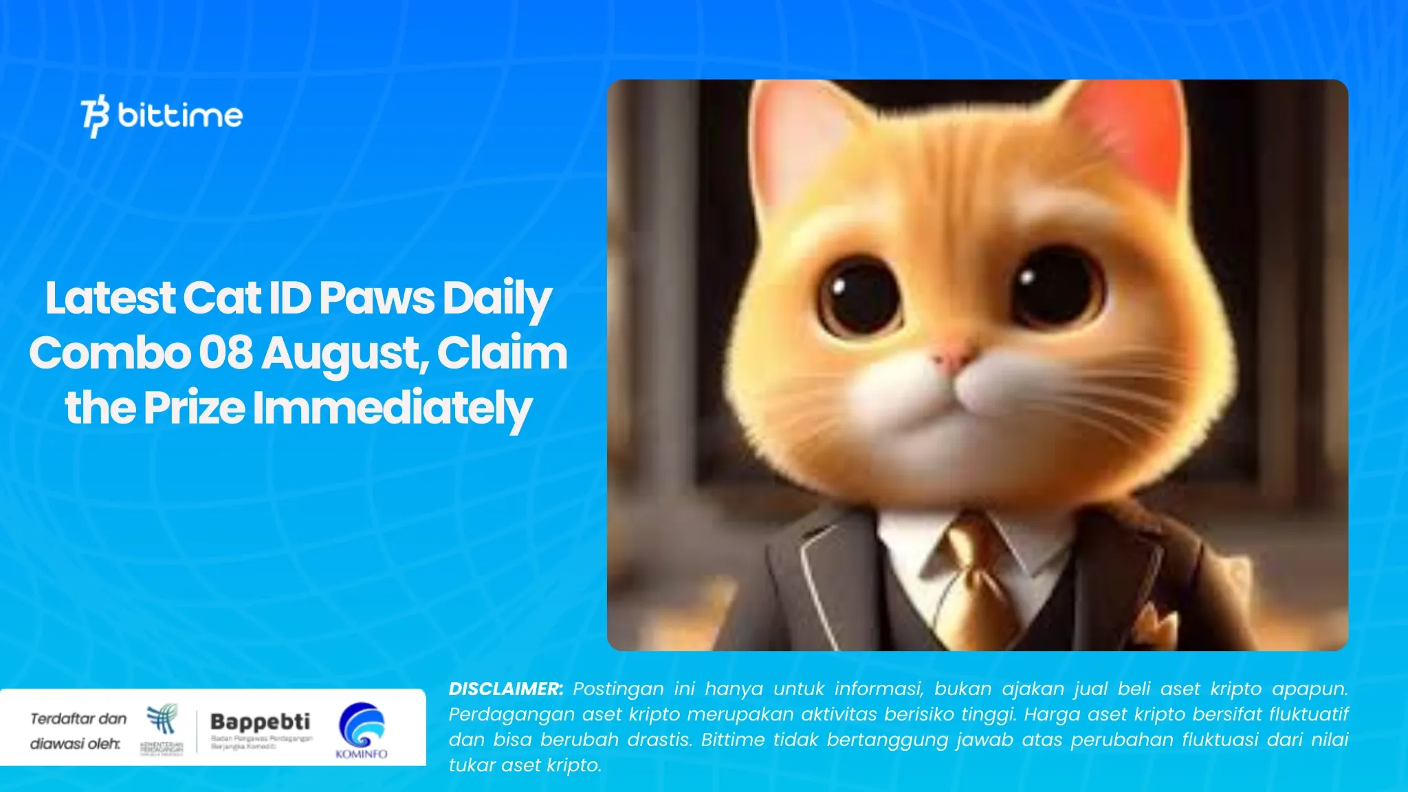 Cat ID Paws Daily Combo 08 Agustus