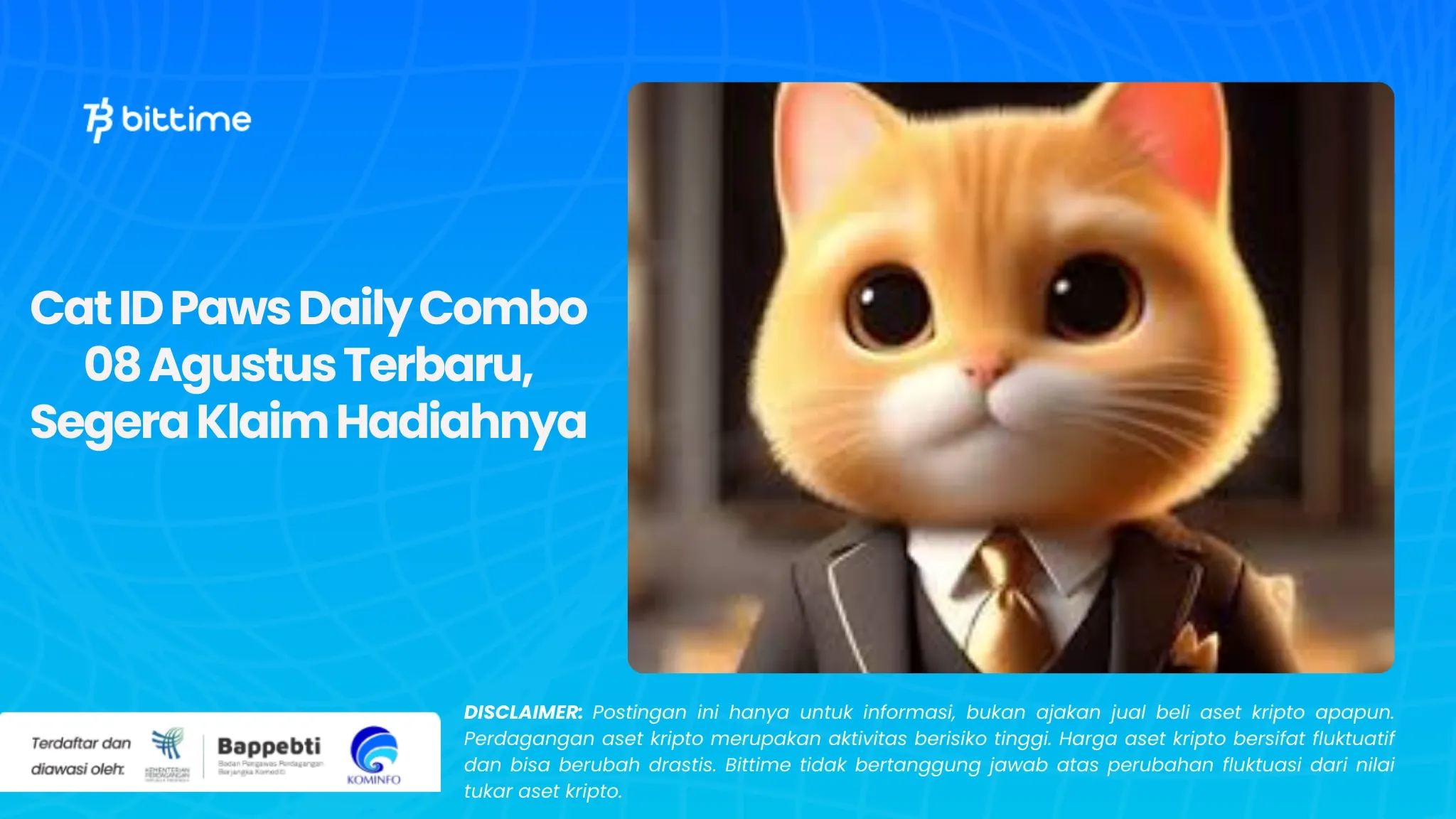 Cat ID Paws Daily Combo 08 Agustus