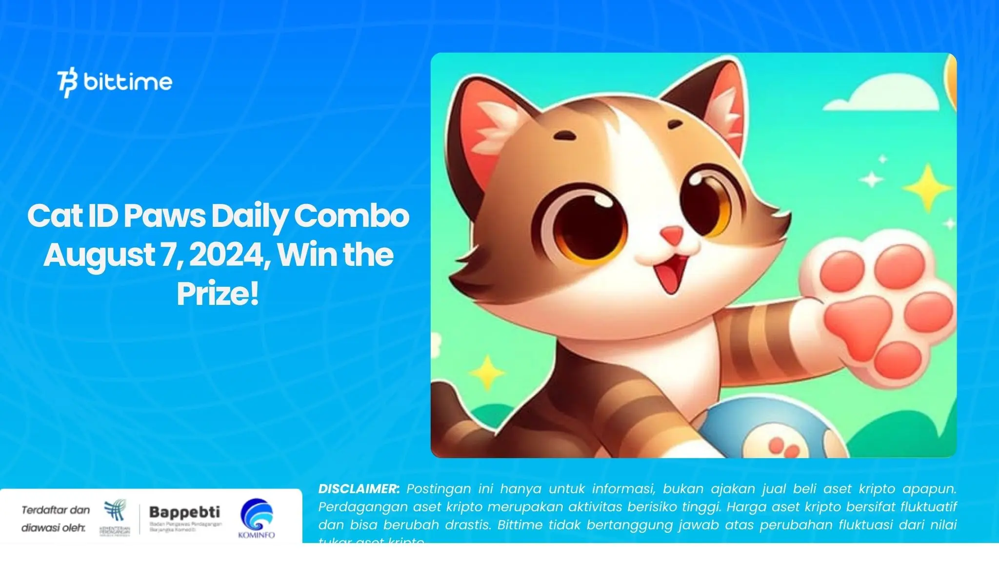 Cat ID Paws Daily Combo August 7, 2024, Win the Prize!.webp