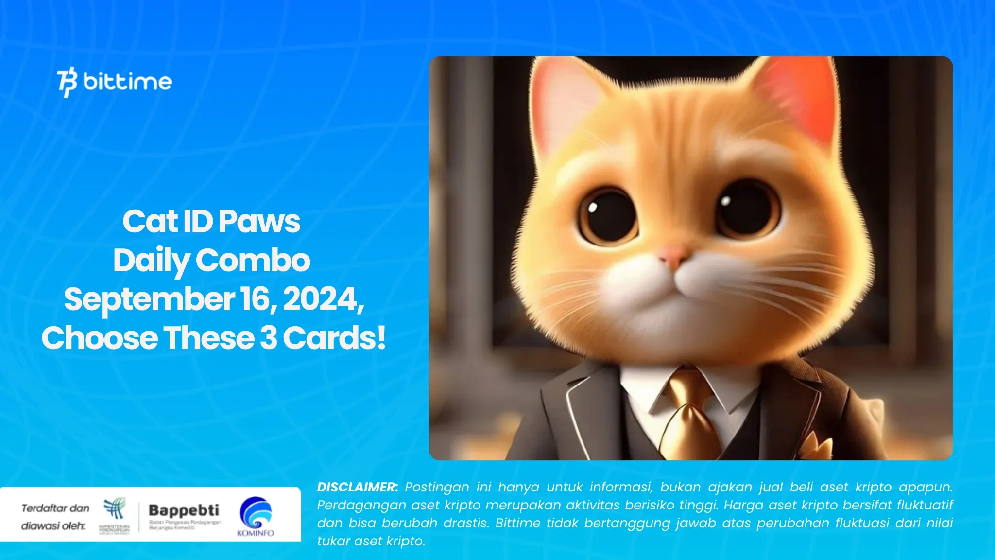 Cat ID Paws Daily Combo September 16, 2024