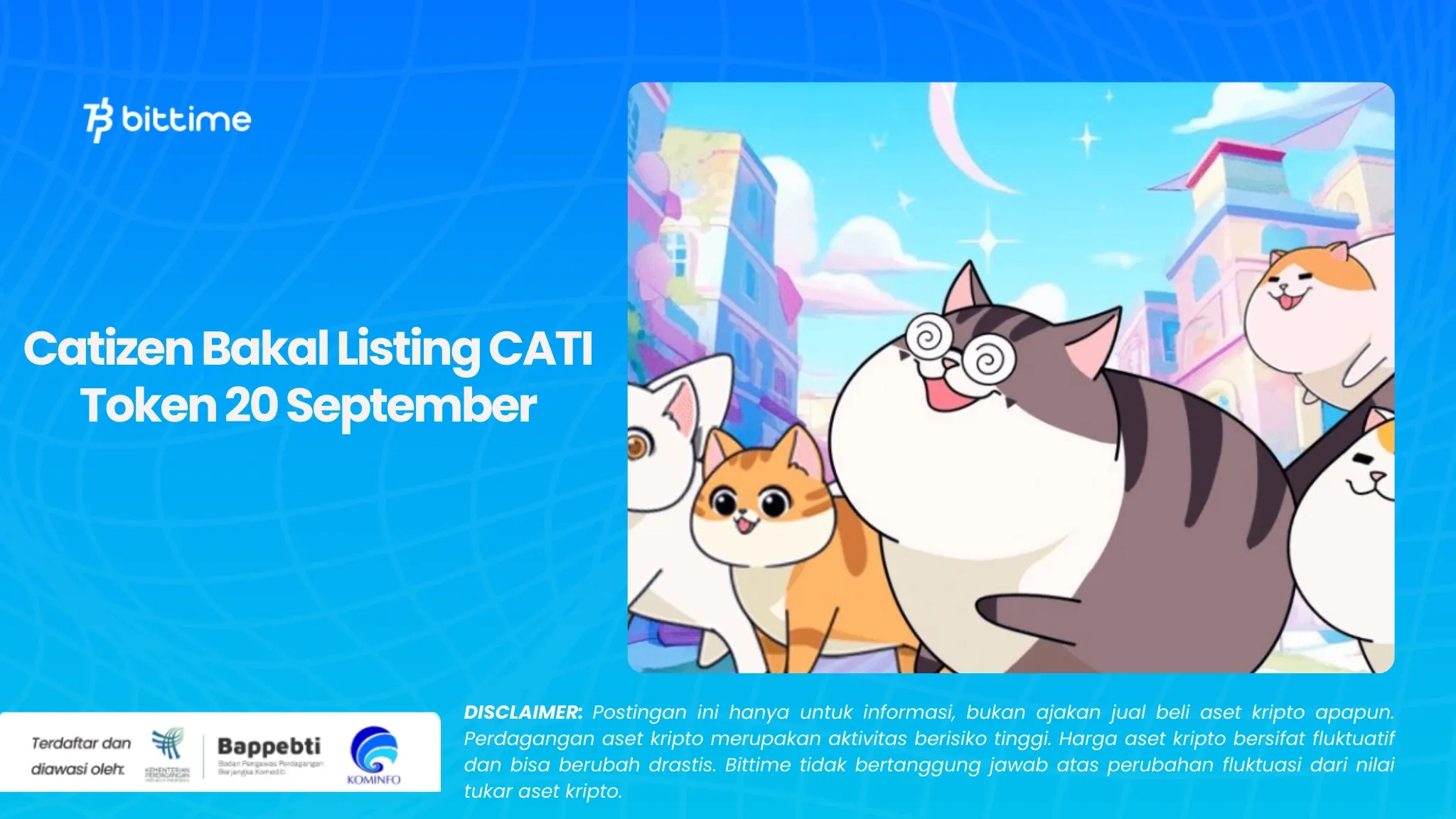 Catizen Bakal Listing CATI Token 20 September