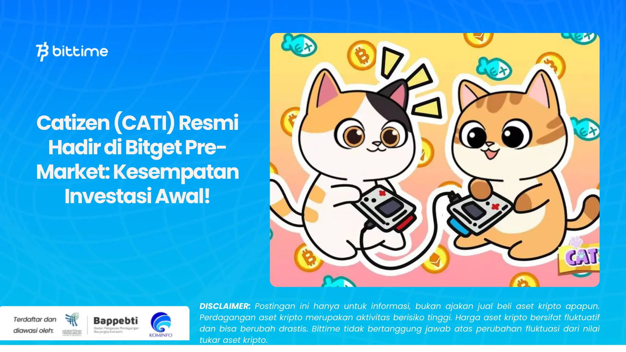 Catizen (CATI) Resmi Hadir di Bitget Pre-Market Kesempatan Investasi Awal!.webp
