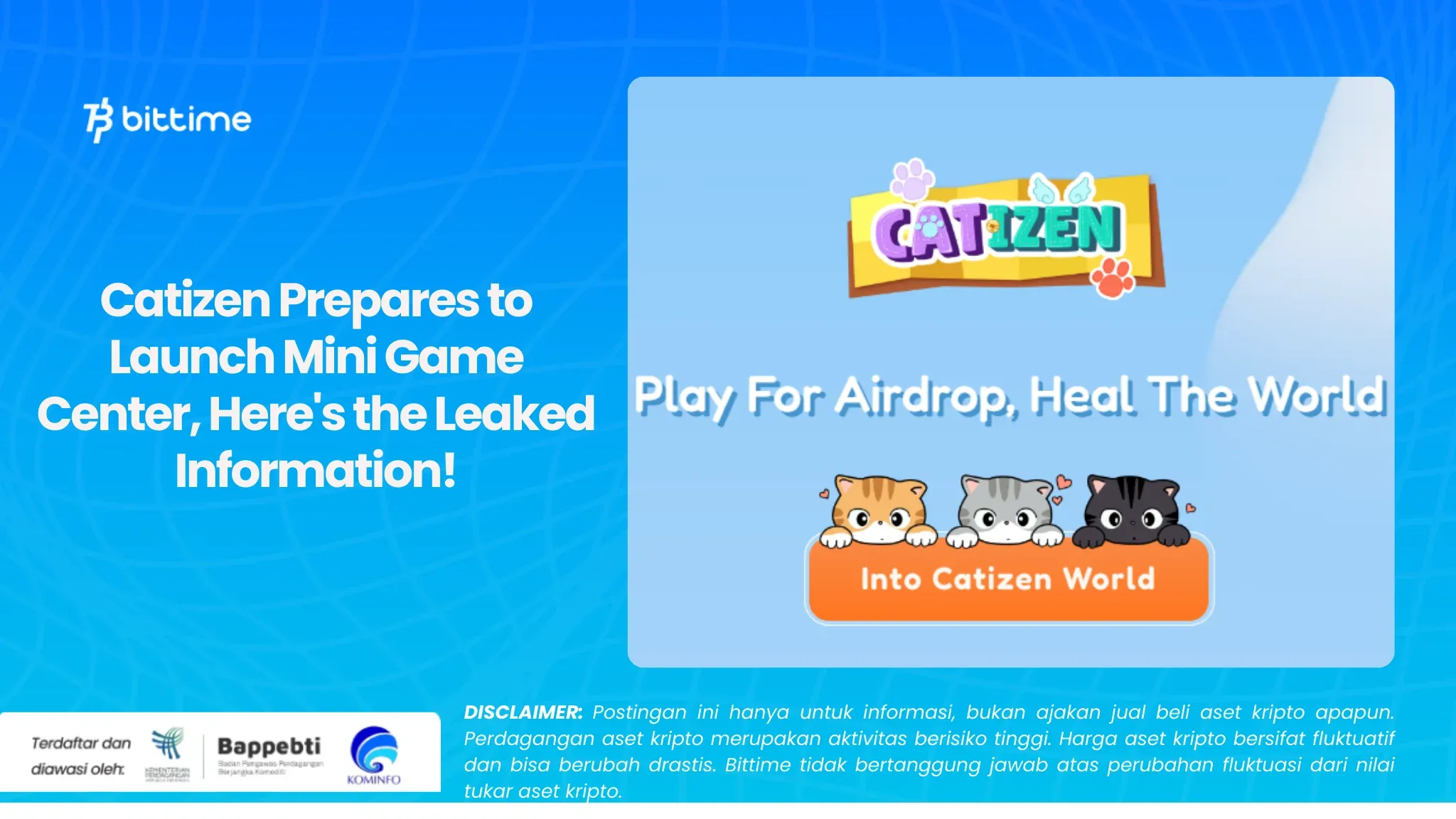 Catizen Prepares to Launch Mini Game Center, Here's the Leaked Information!.webp
