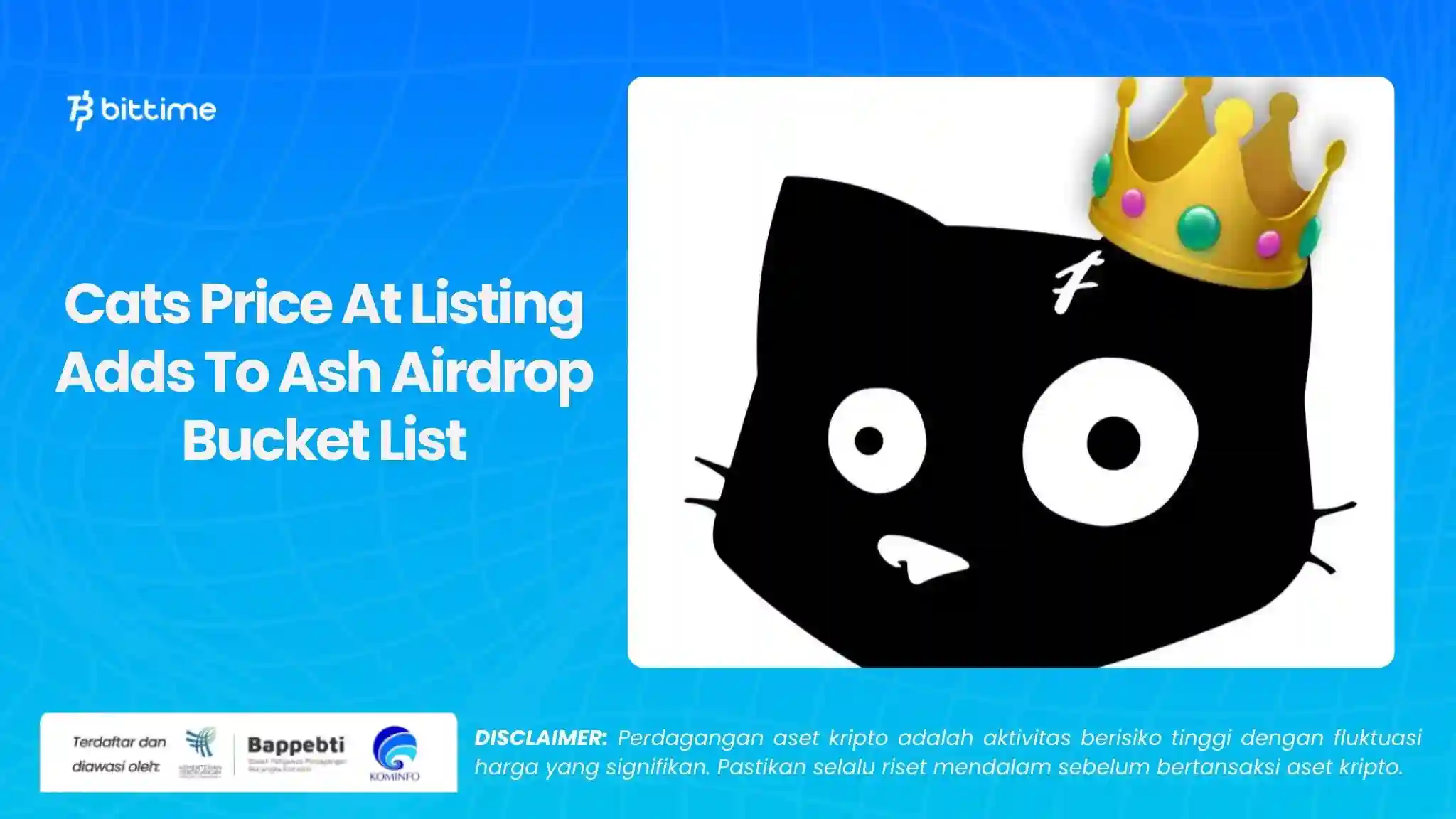 Cats Price At Listing Adds To Ash Airdrop Bucket List