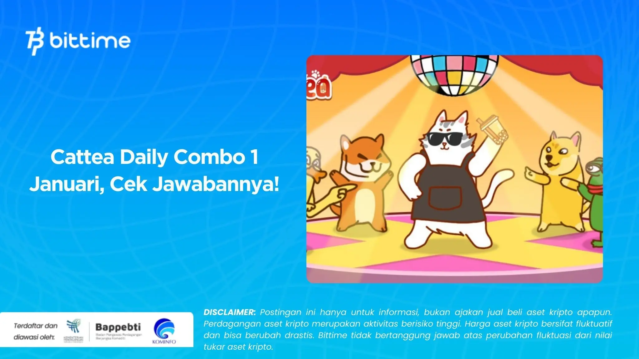 Cattea Daily Combo 1 Januari, Cek Jawabannya!