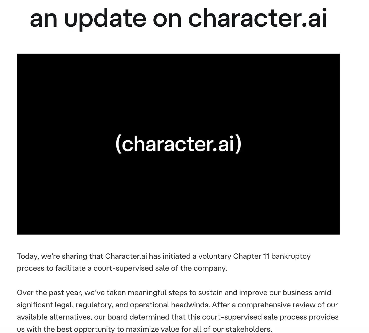 Character.AI Ajukan Kebangkrutan, Ini Fakta Dibaliknya! - update.webp