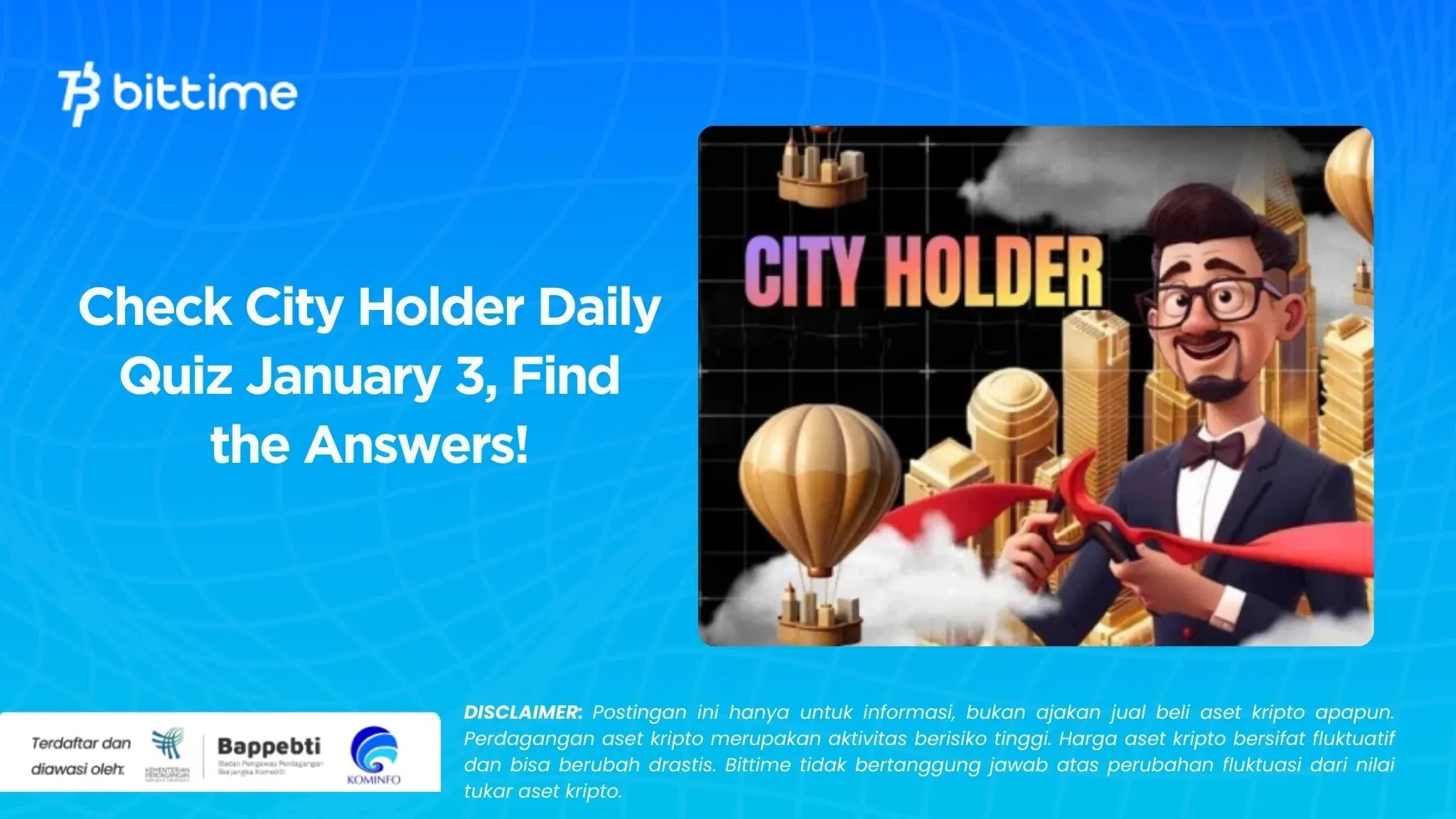 City Holder Daily Quiz January 3