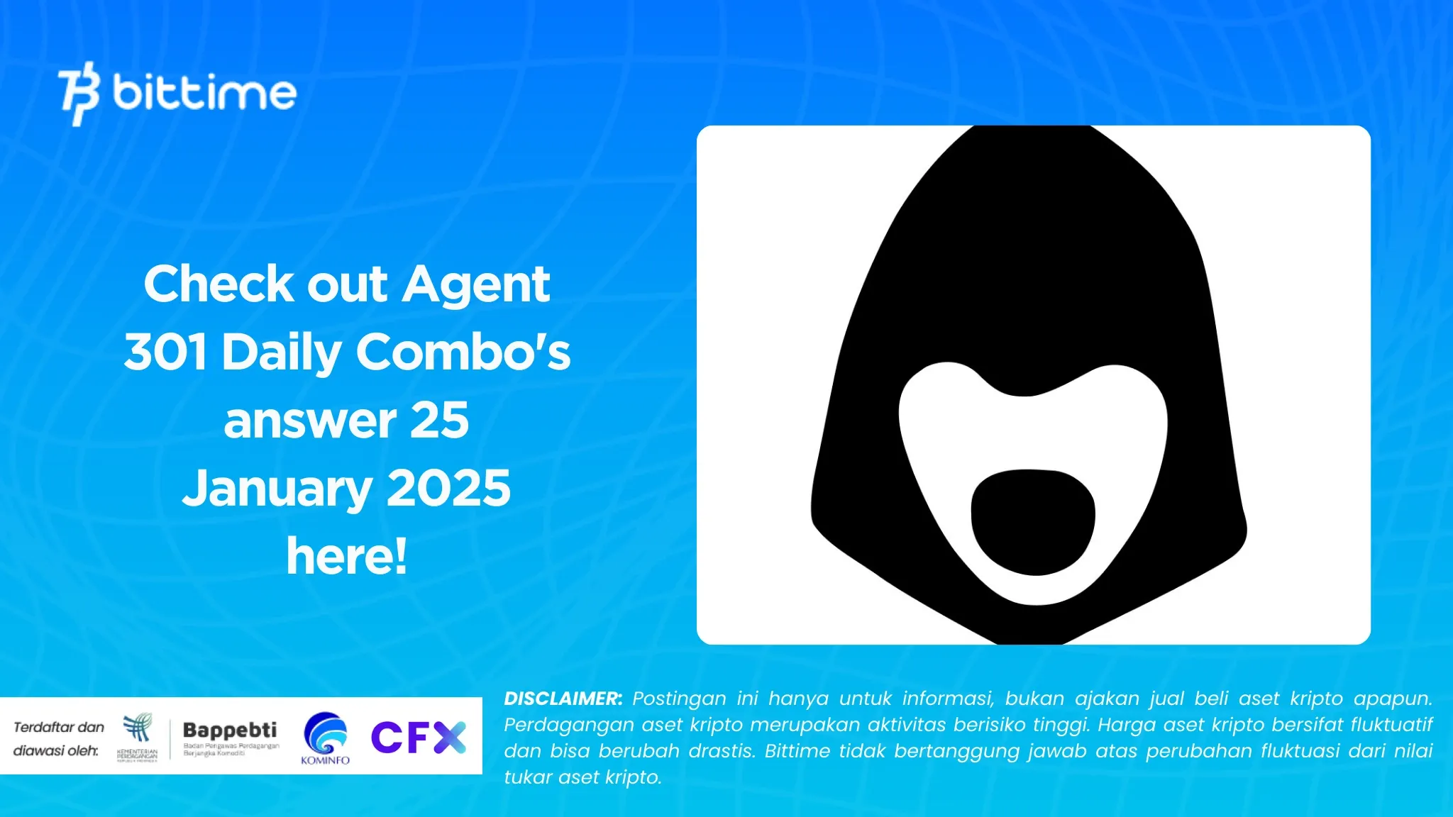 Check out Agent 301 Daily Combo's answer 25 January 2025 here!