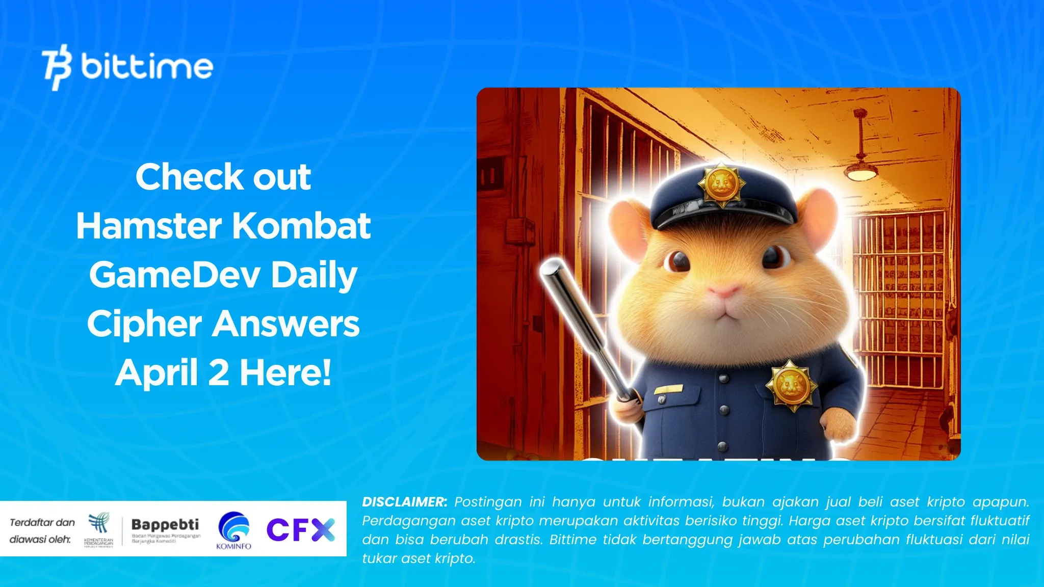 Check out Hamster Kombat GameDev Daily Cipher Answers April 2 Here!.webp