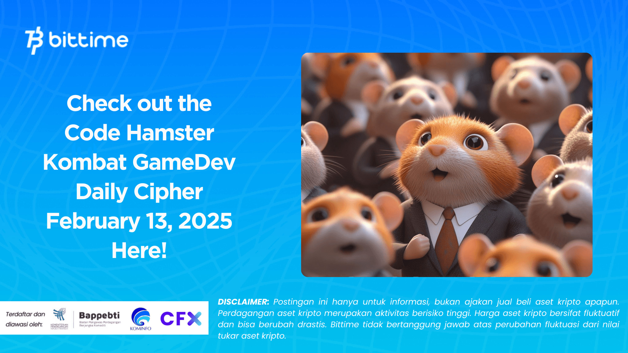 Check out the Code Hamster Kombat GameDev Daily Cipher February 13, 2025 Here!.png