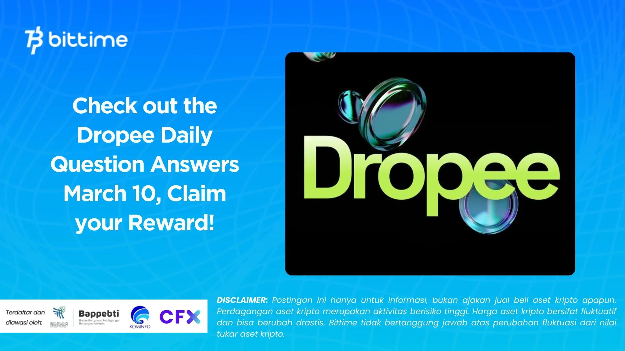 Check out the Dropee Daily Question Answers March 10, Claim your Reward!.webp