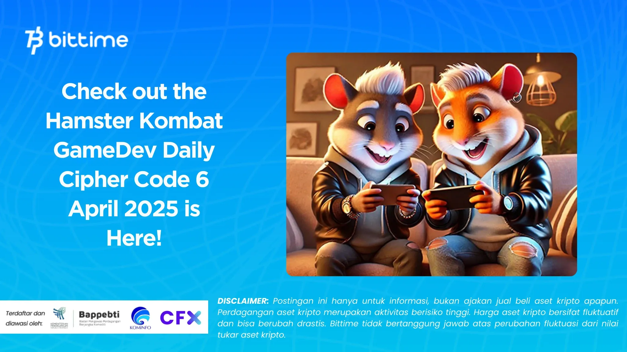 Check out the Hamster Kombat GameDev Daily Cipher Code 6 April 2025 is Here!.webp