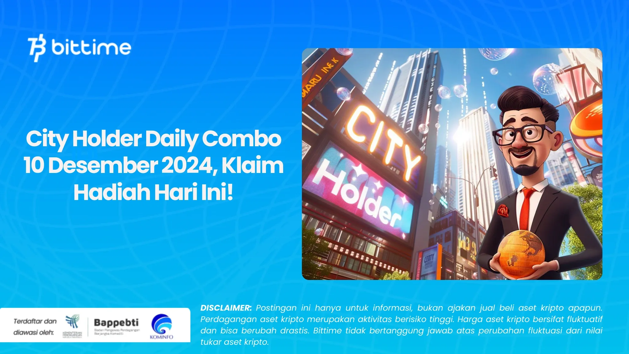 City Holder Daily Combo 10 Desember 2024, Klaim Hadiah Hari Ini!.webp