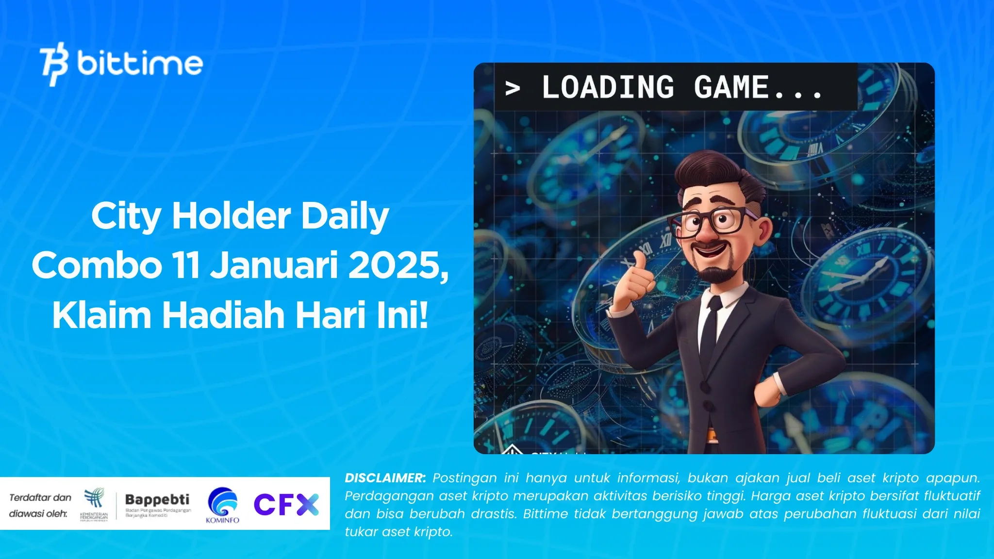 City Holder Daily Combo 11 Januari 2025, Klaim Hadiah Hari Ini!.webp