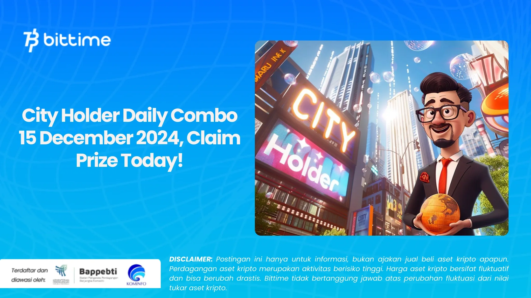 City Holder Daily Combo 15 Desember 2024, Klaim Hadiah Hari Ini!