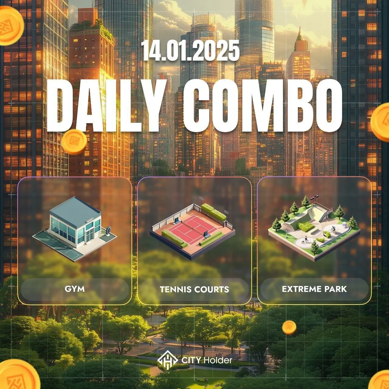 City Holder Daily Combo 15 Januari 2025.