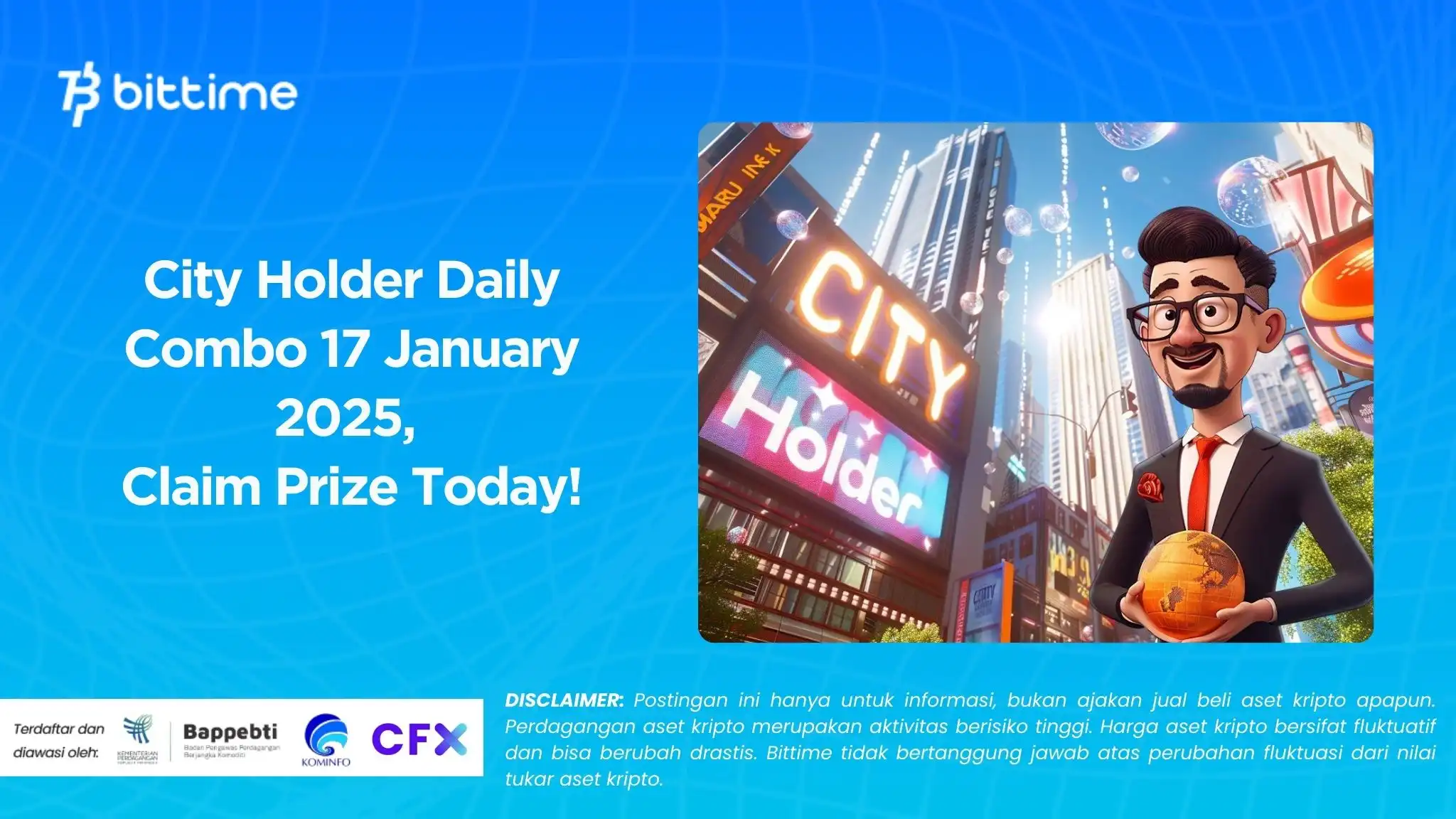 City Holder Daily Combo 17 January 2025, Claim Prize Today!.webp