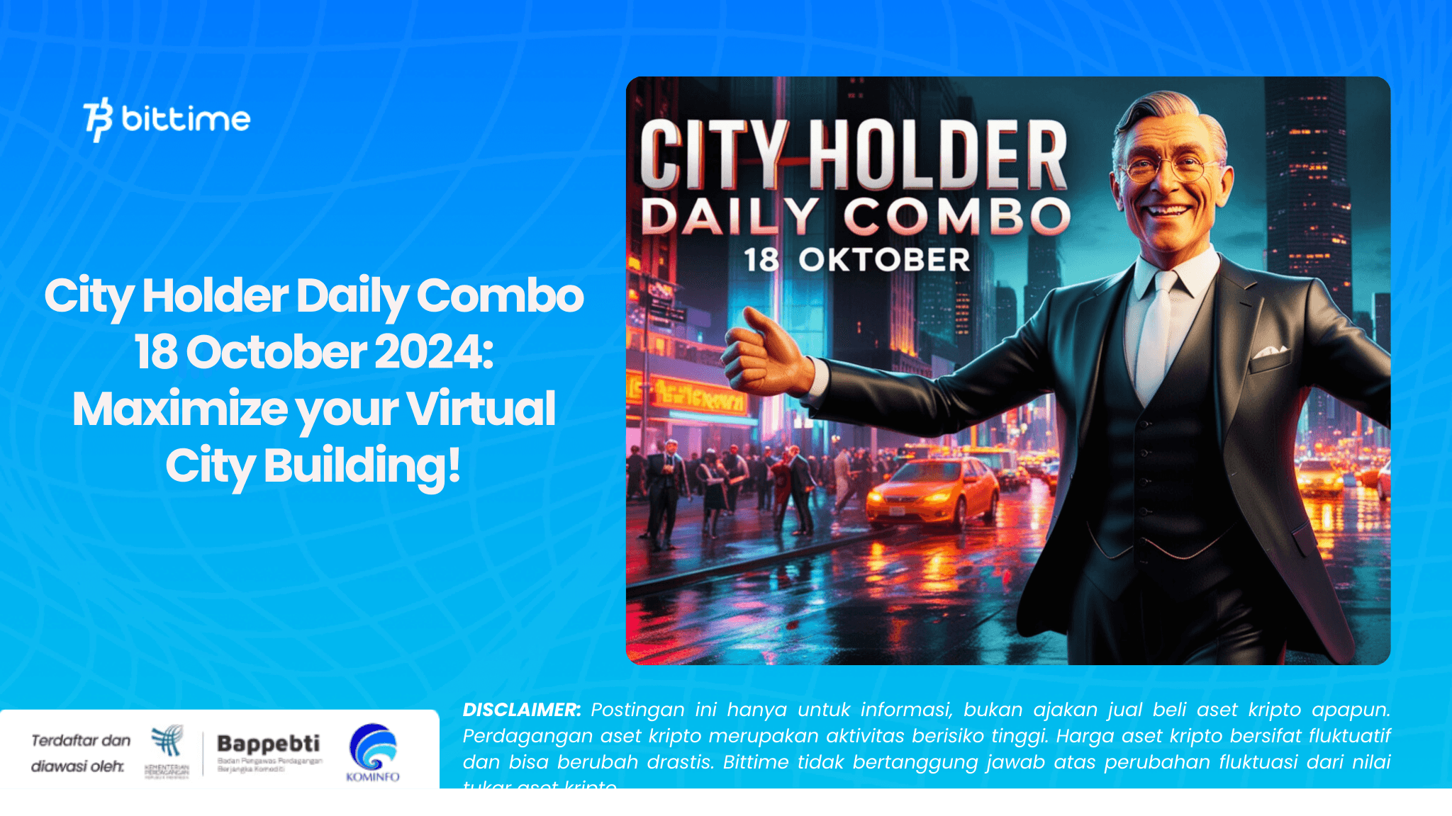 City Holder Daily Combo 18 October 2024 Maximize your Virtual City Building!.png