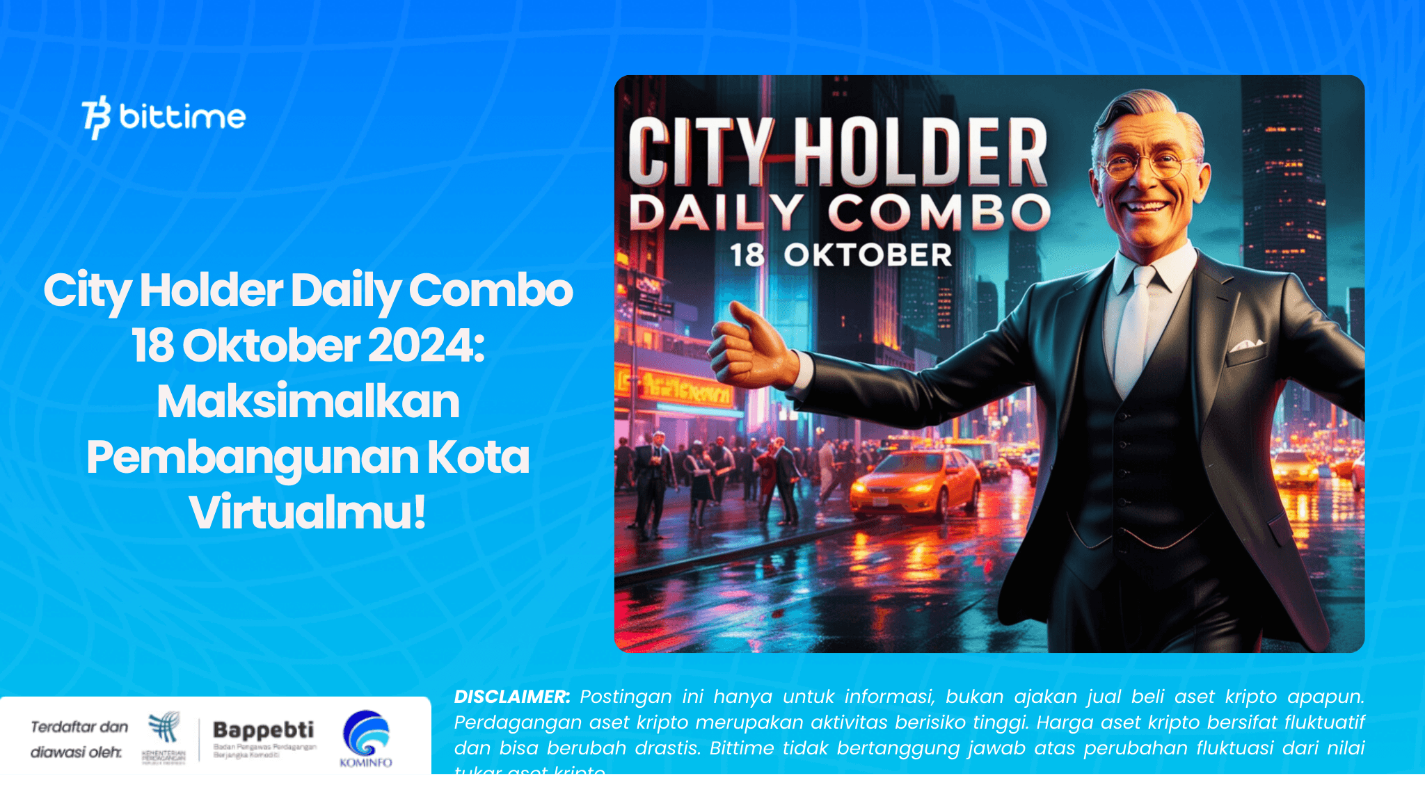 City Holder Daily Combo 18 Oktober 2024 Maksimalkan Pembangunan Kota Virtualmu!.png