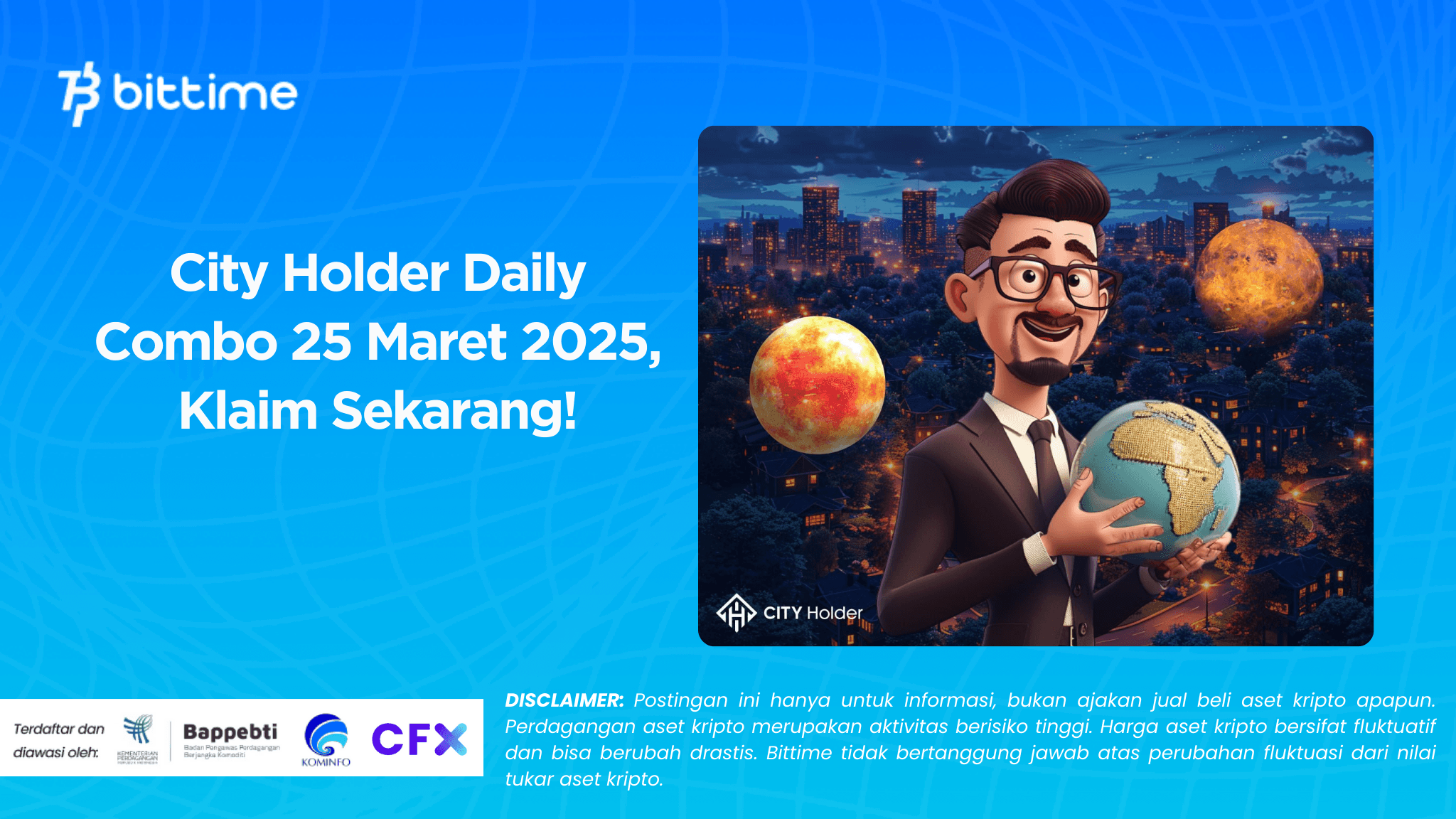 City Holder Daily Combo 25 Maret 2025, Klaim Sekarang!.png
