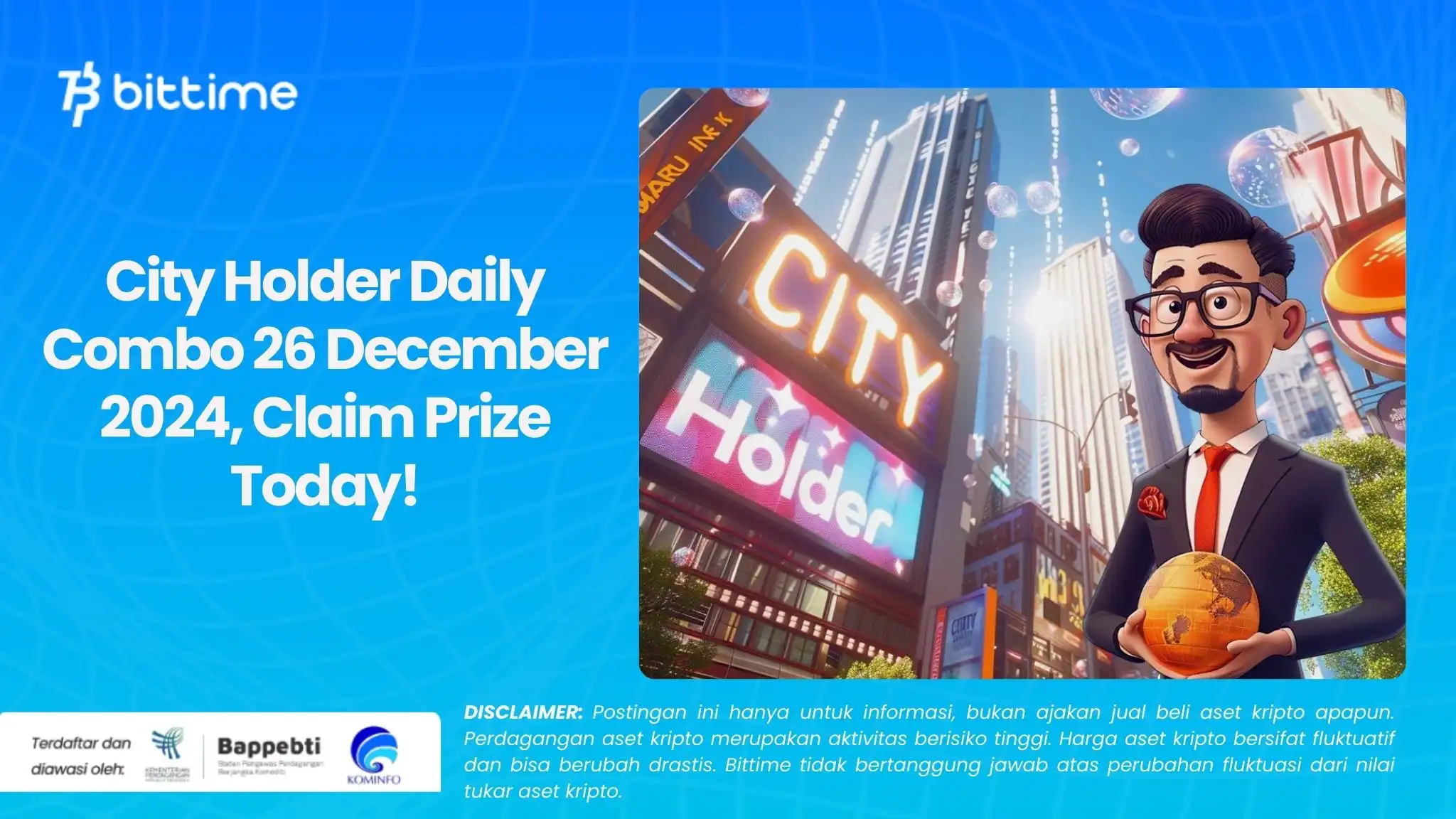 City Holder Daily Combo 26 December 2024, Claim Prize Today!.webp