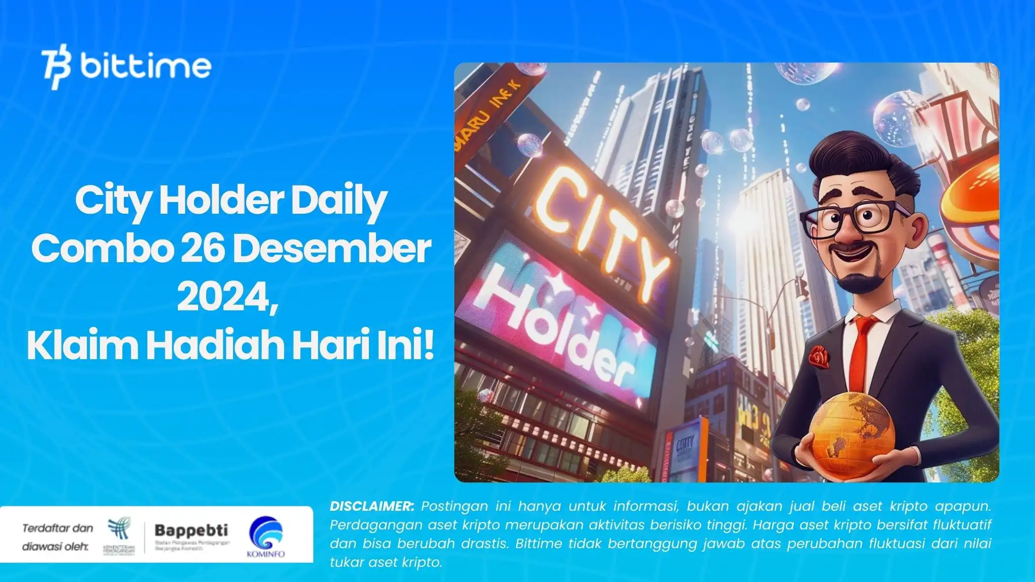 City Holder Daily Combo 26 Desember 2024, Klaim Hadiah Hari Ini!.webp