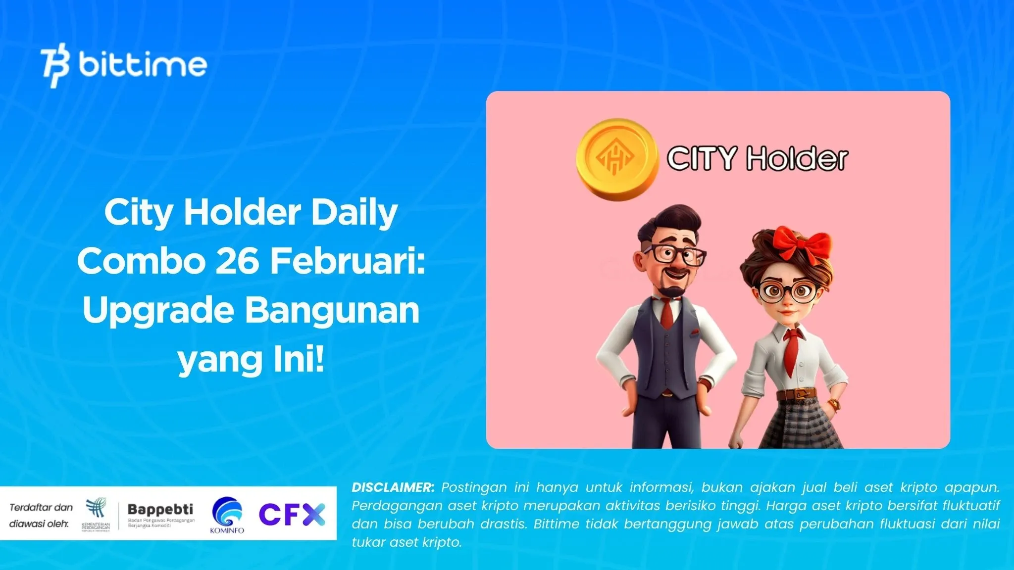City Holder Daily Combo 26 Februari Upgrade Bangunan yang Ini!