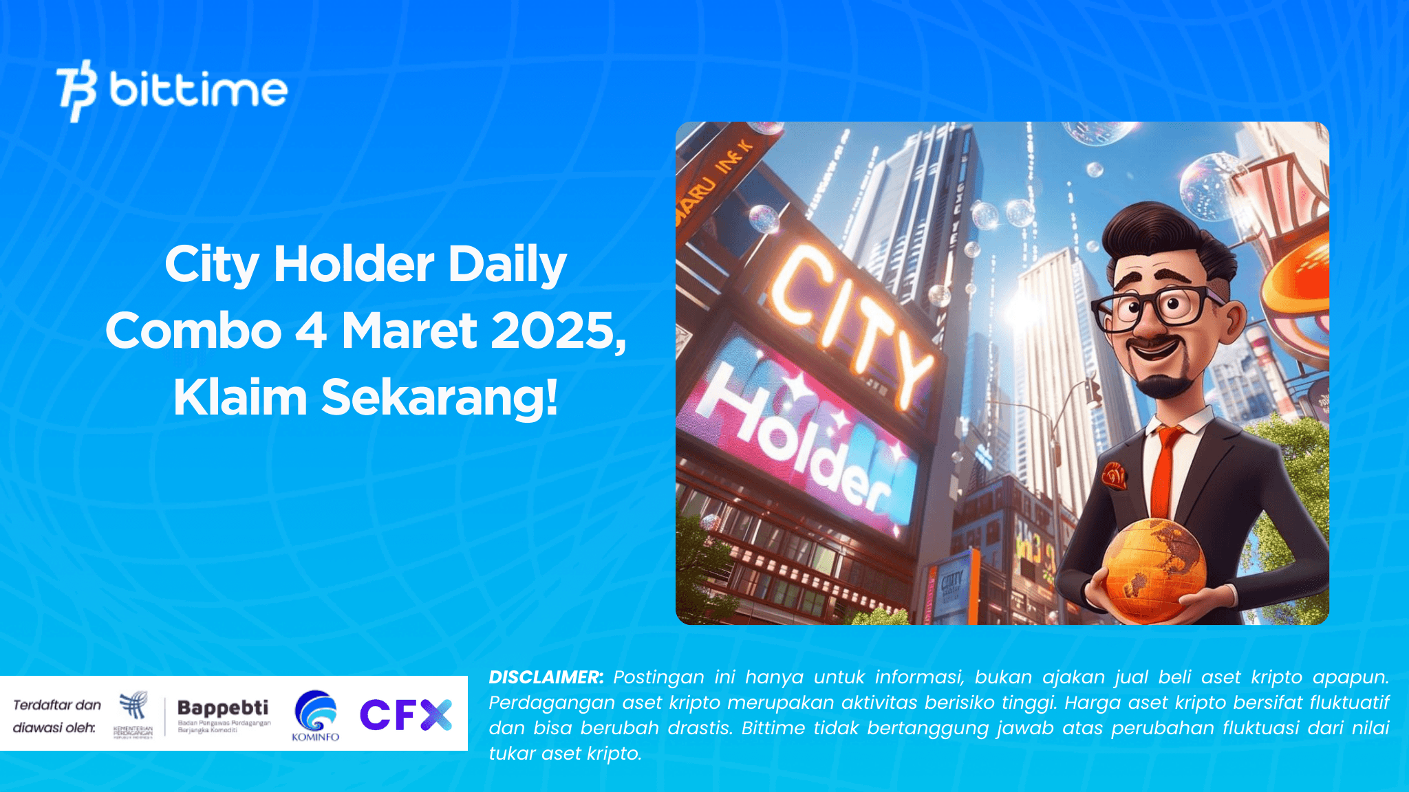 City Holder Daily Combo 4 Maret 2025, Klaim Sekarang!.png