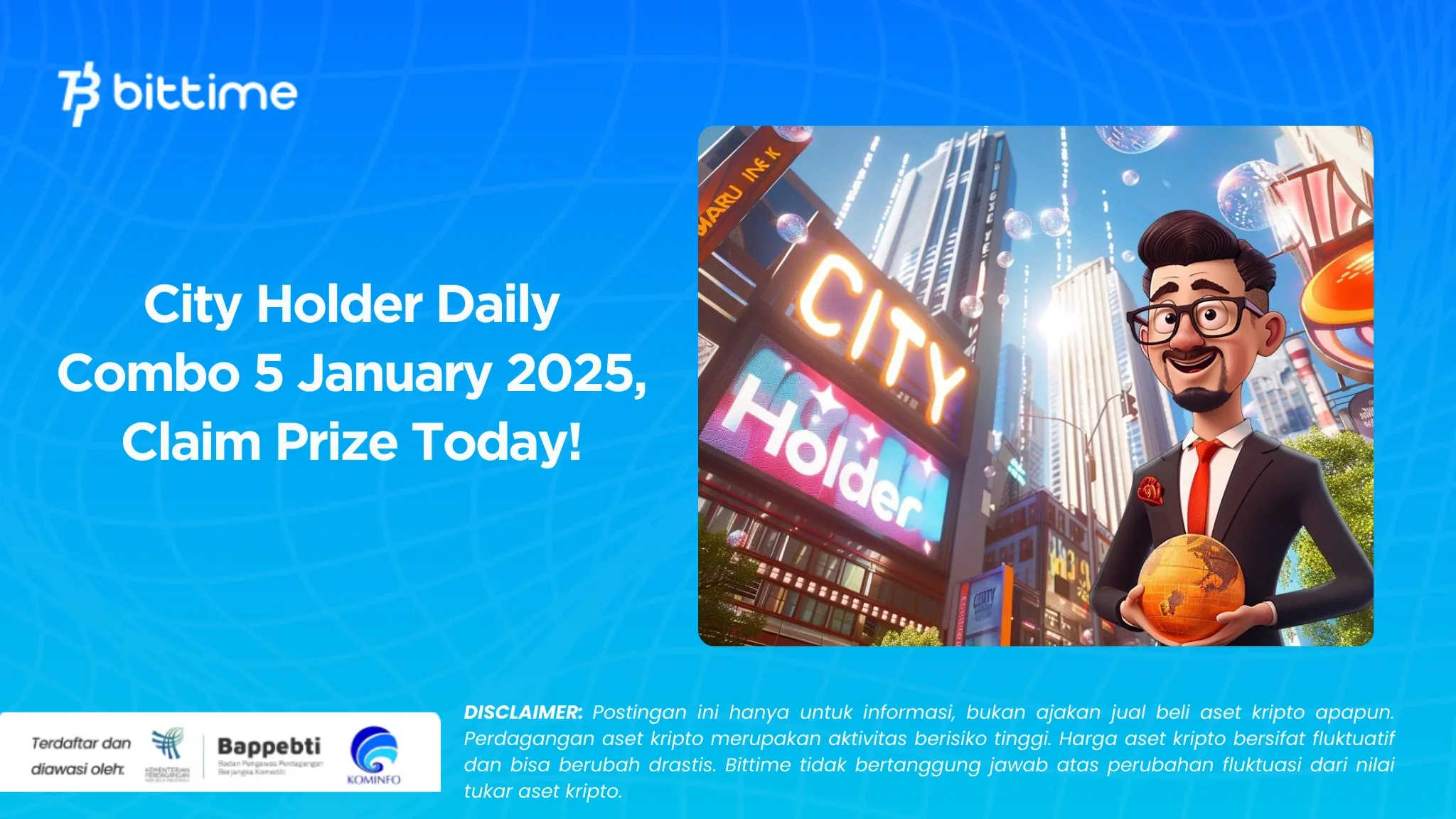 City Holder Daily Combo 5 Januari 2025, Klaim Hadiah Hari Ini!