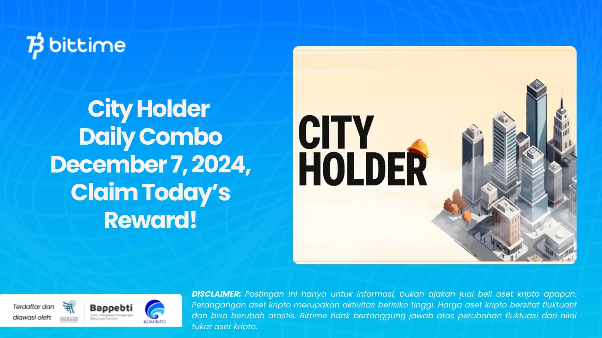 City Holder Daily Combo December 7, 2024, Claim Today’s Reward!.webp