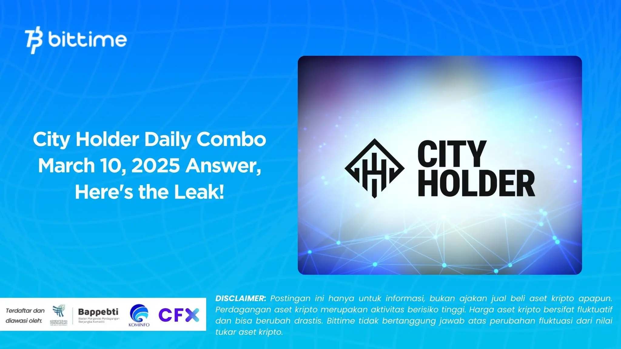 City Holder Daily Combo March 10, 2025 Answer, Here's the Leak!