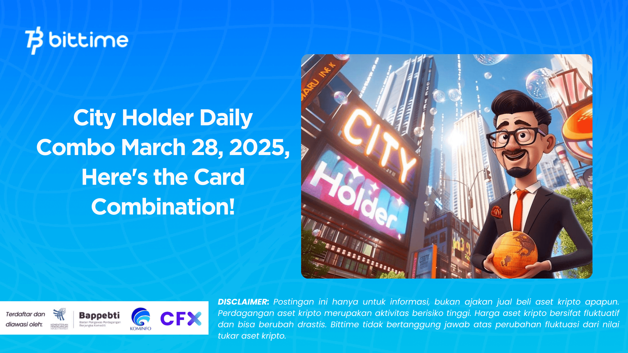 City Holder Daily Combo March 28, 2025, Here's the Card Combination!