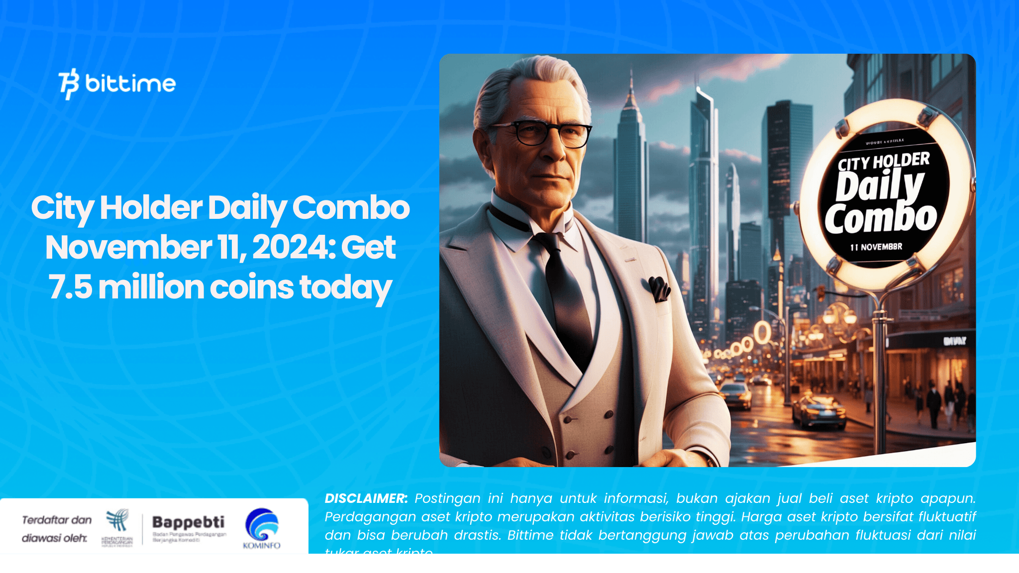 City Holder Daily Combo November 11, 2024 Get 7.5 million coins today.png