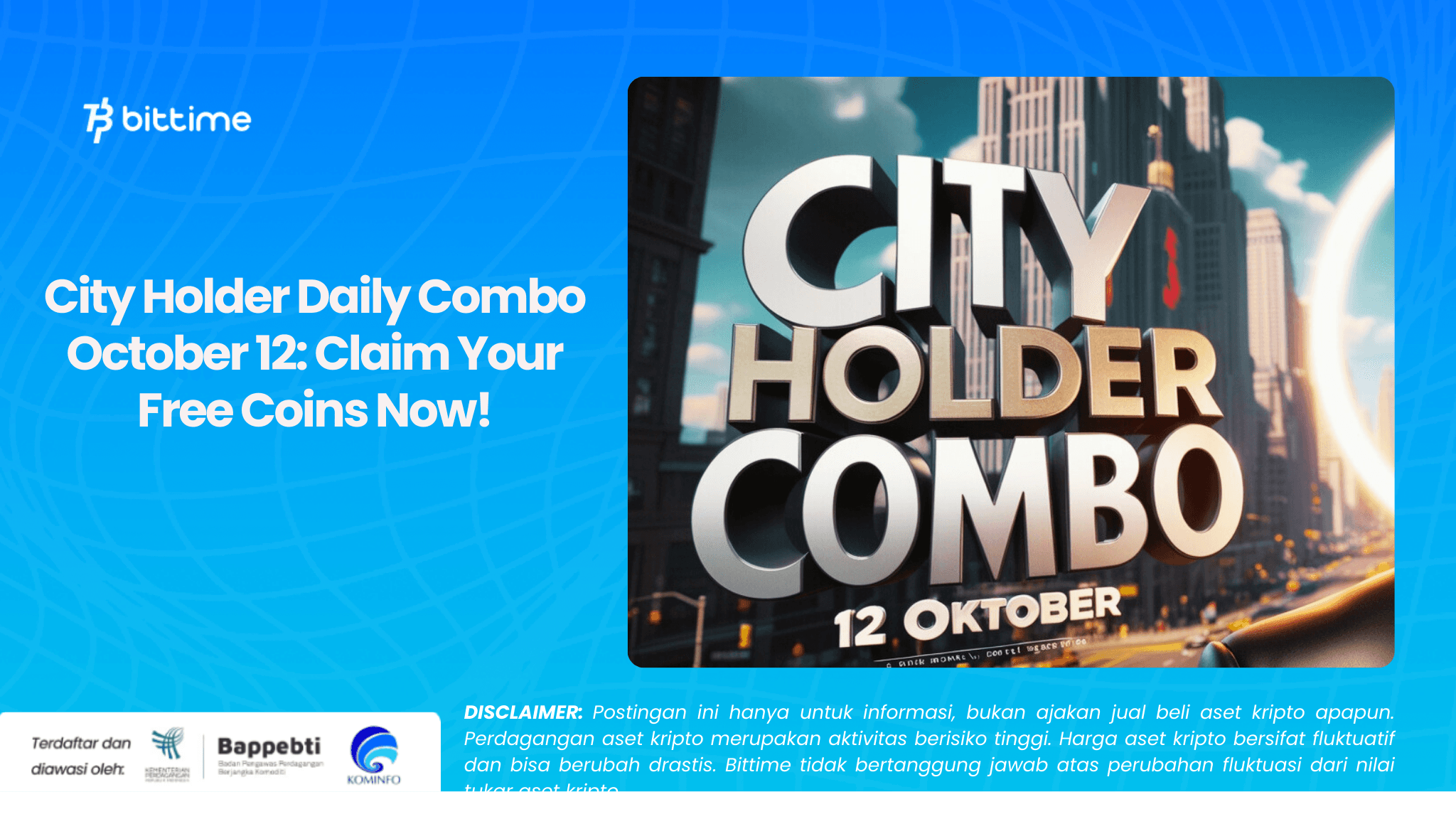 City Holder Daily Combo October 12 Claim Your Free Coins Now!.png