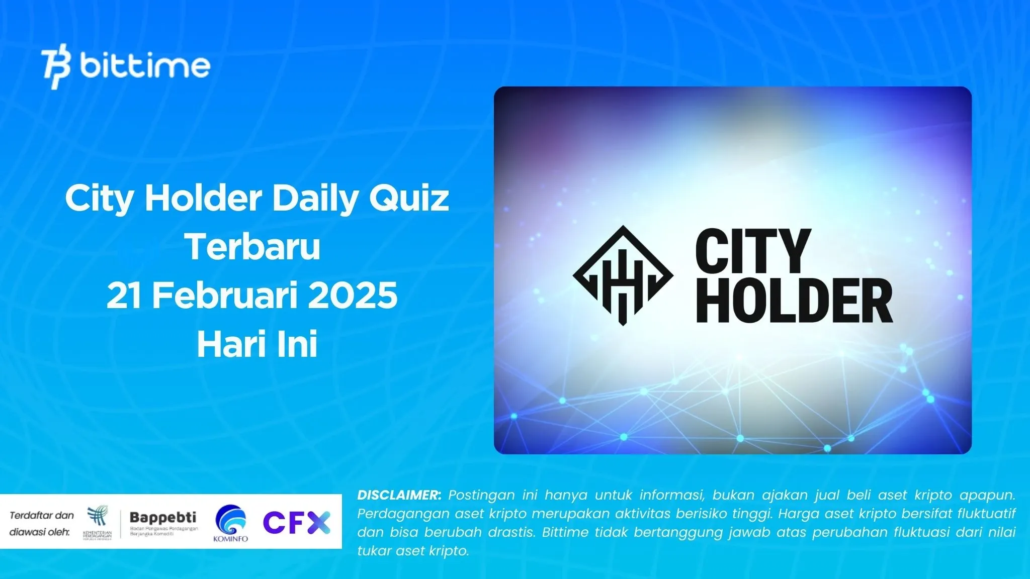 City Holder Daily Quiz Terbaru 21 Februari 2025 Hari Ini.webp