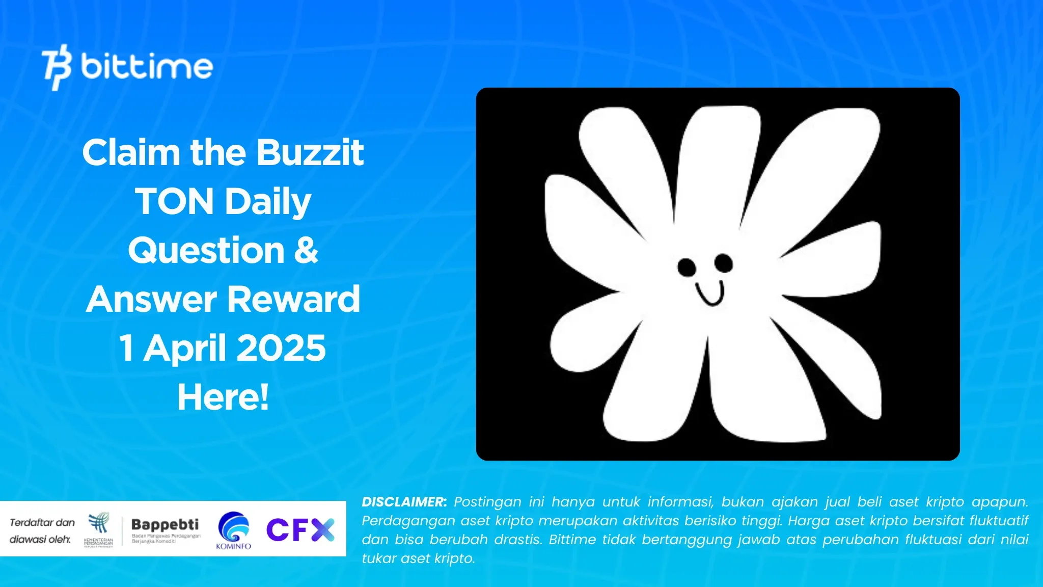 Claim the Buzzit TON Daily Question & Answer Reward 1 April 2025 Here!.webp