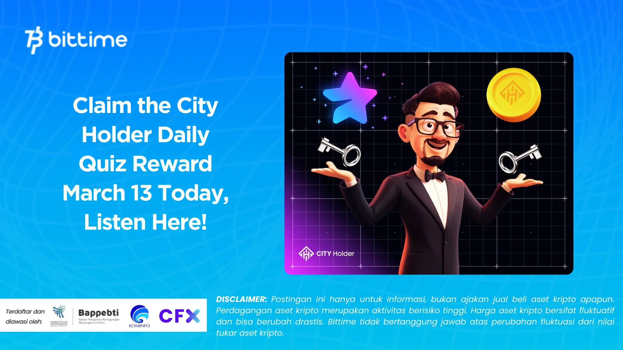 Claim the City Holder Daily Quiz Reward March 13 Today, Listen Here!.webp