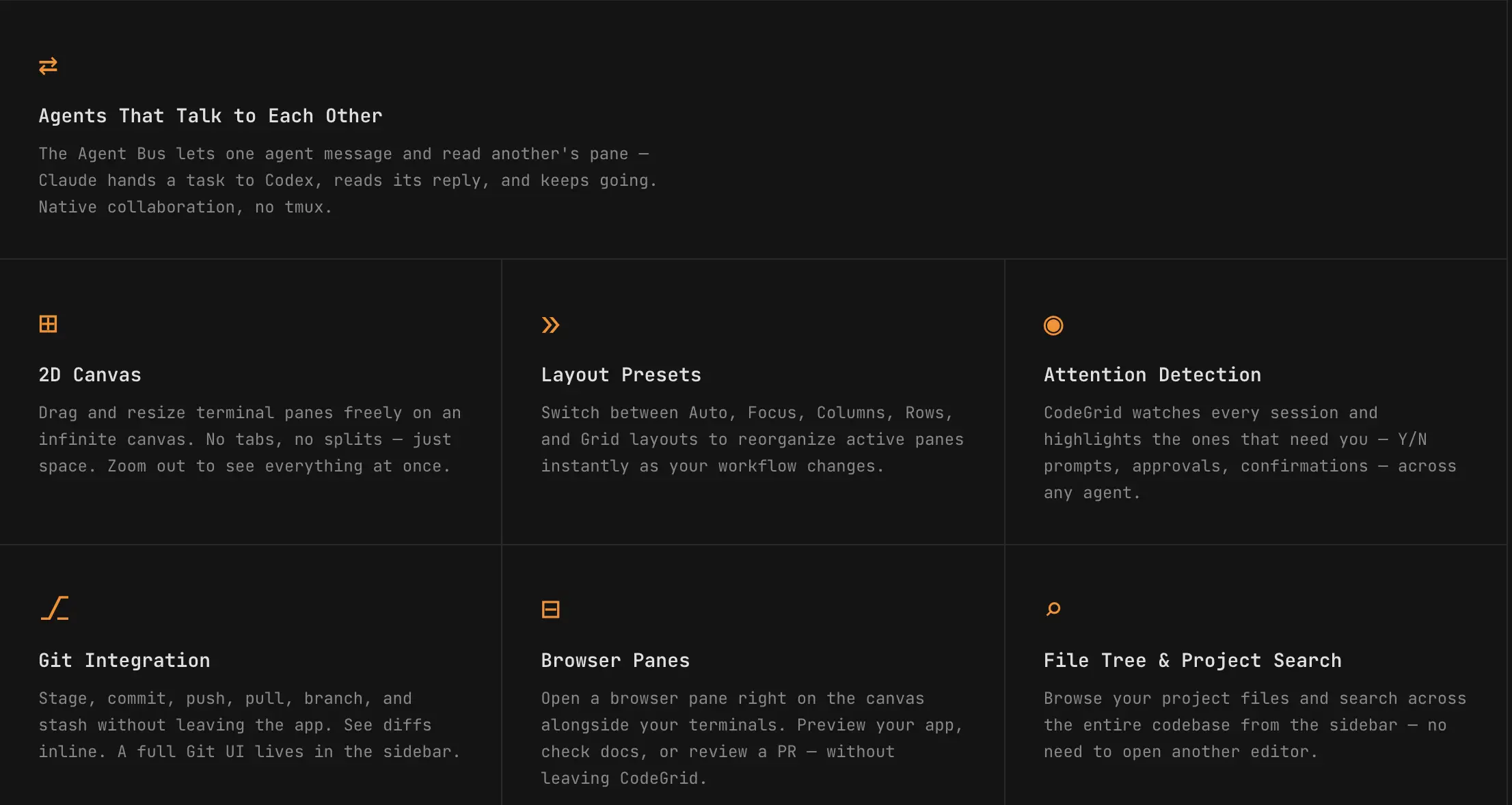 CodeGrid (GRID) Cara Baru Developer Pakai Claude, Gemini & Cursor di Satu Layar - agents that talks canvas.webp
